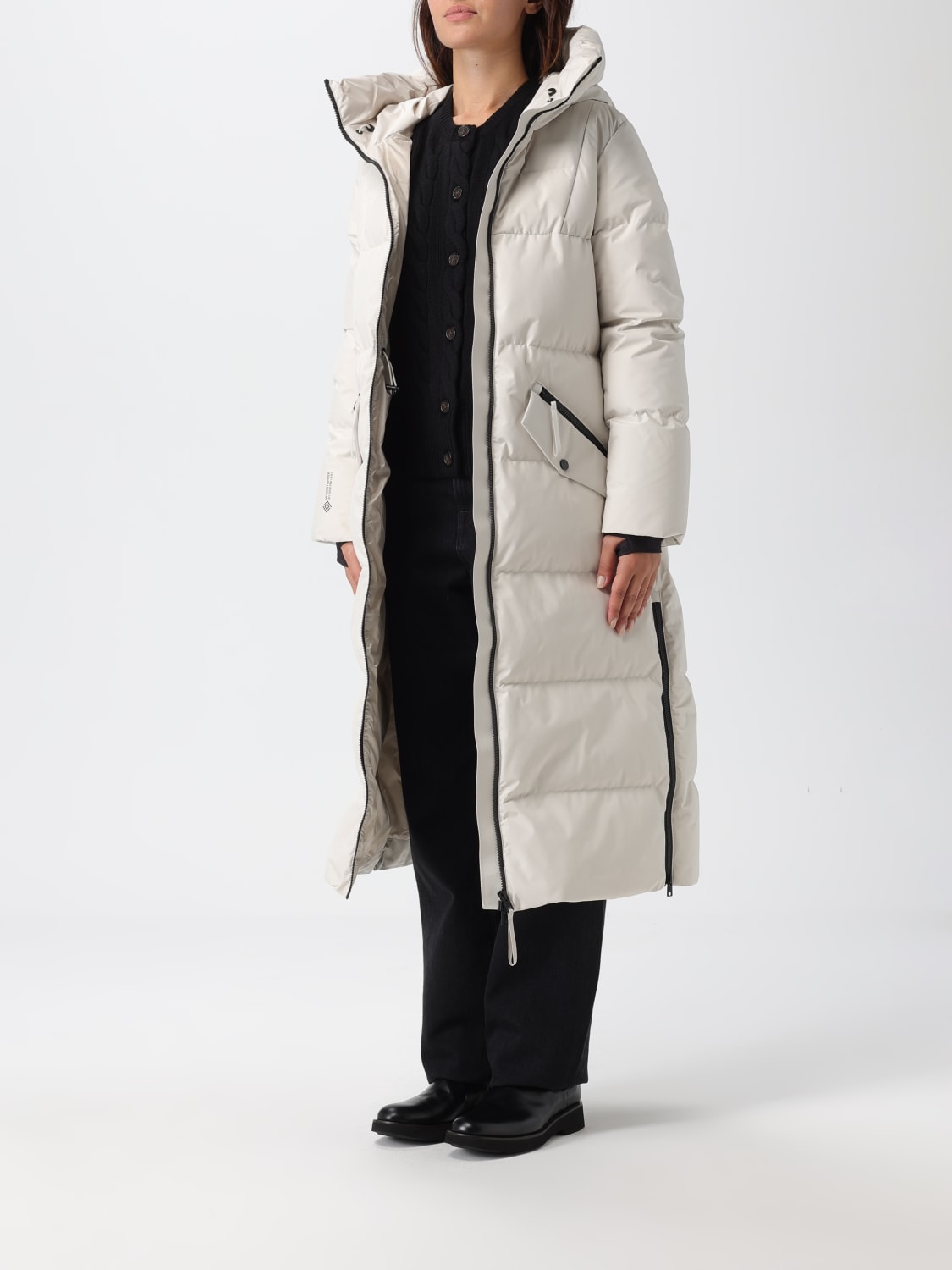 WOOLRICH JACKET: Coat woman Woolrich, Cream - Img 3