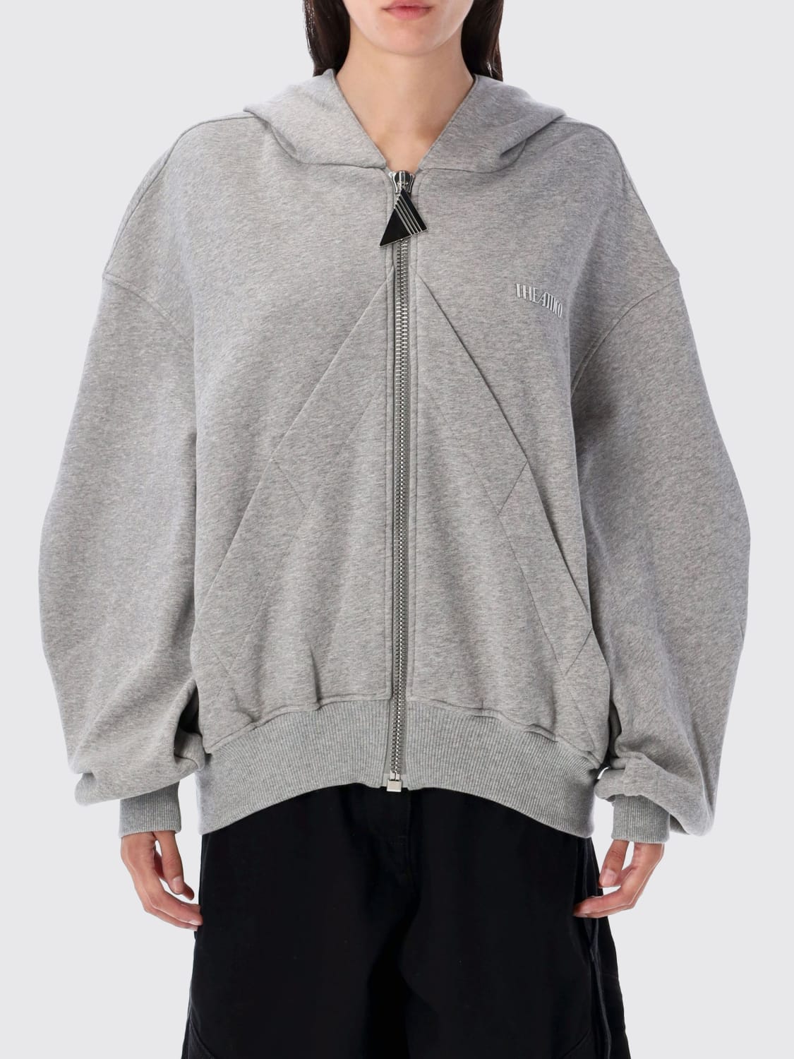 THE ATTICO SWEATSHIRT: Sweatshirt woman The Attico, Grey - Img 1