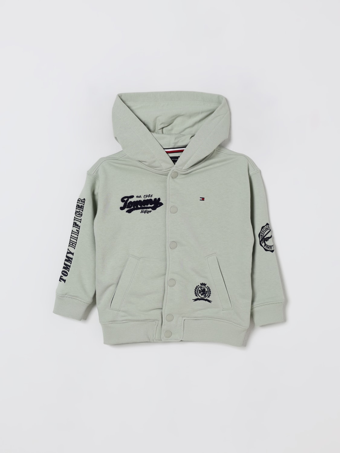 TOMMY HILFIGER JACKE: Pullover kinder Tommy Hilfiger, Grün - Img 1