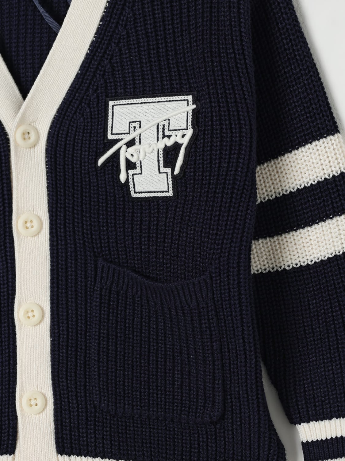 TOMMY HILFIGER PULLOVER: Pullover kinder Tommy Hilfiger, Navy - Img 3