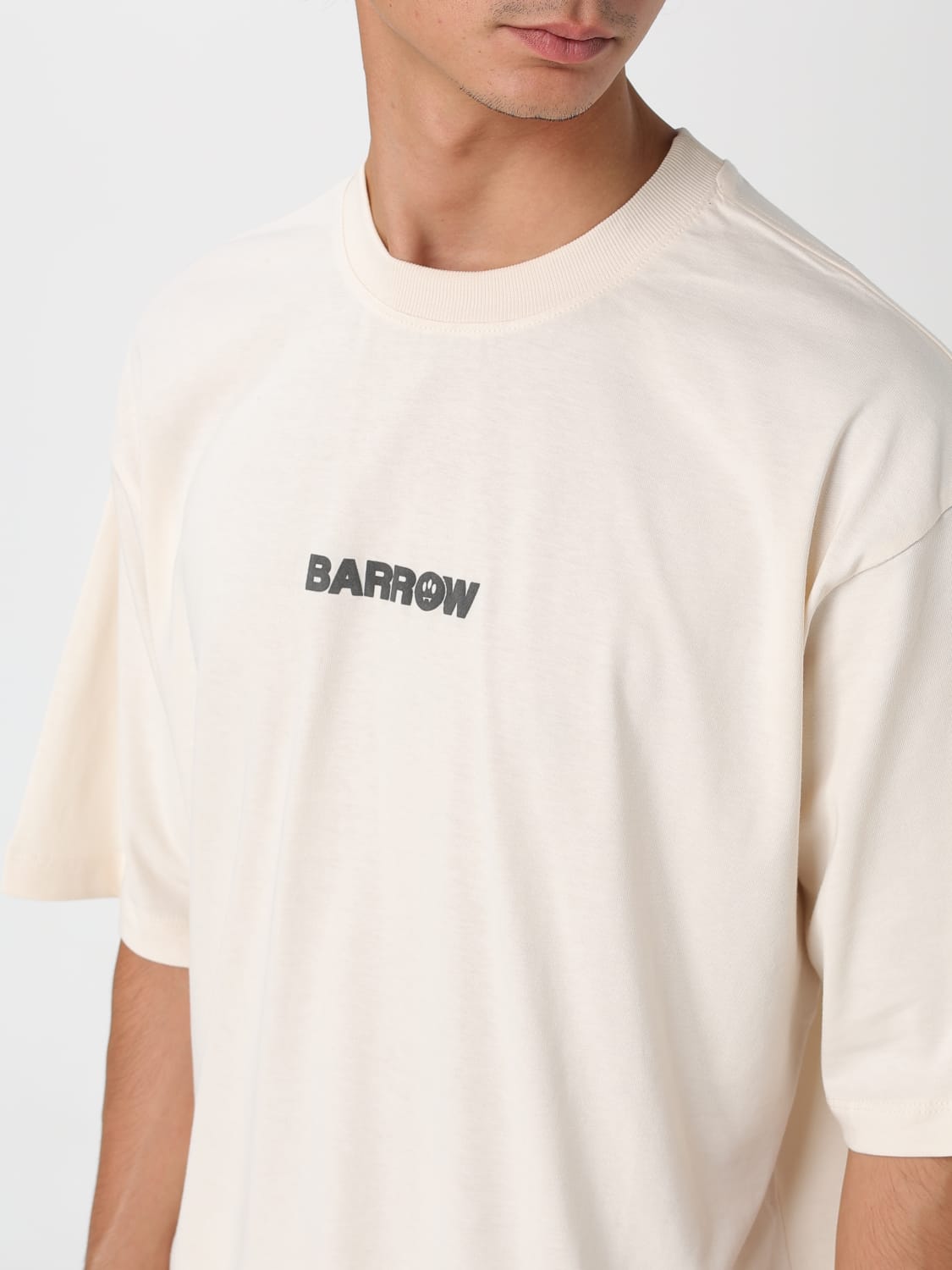 BARROW T恤: T恤 男士 Barrow, 米色 - Img 3