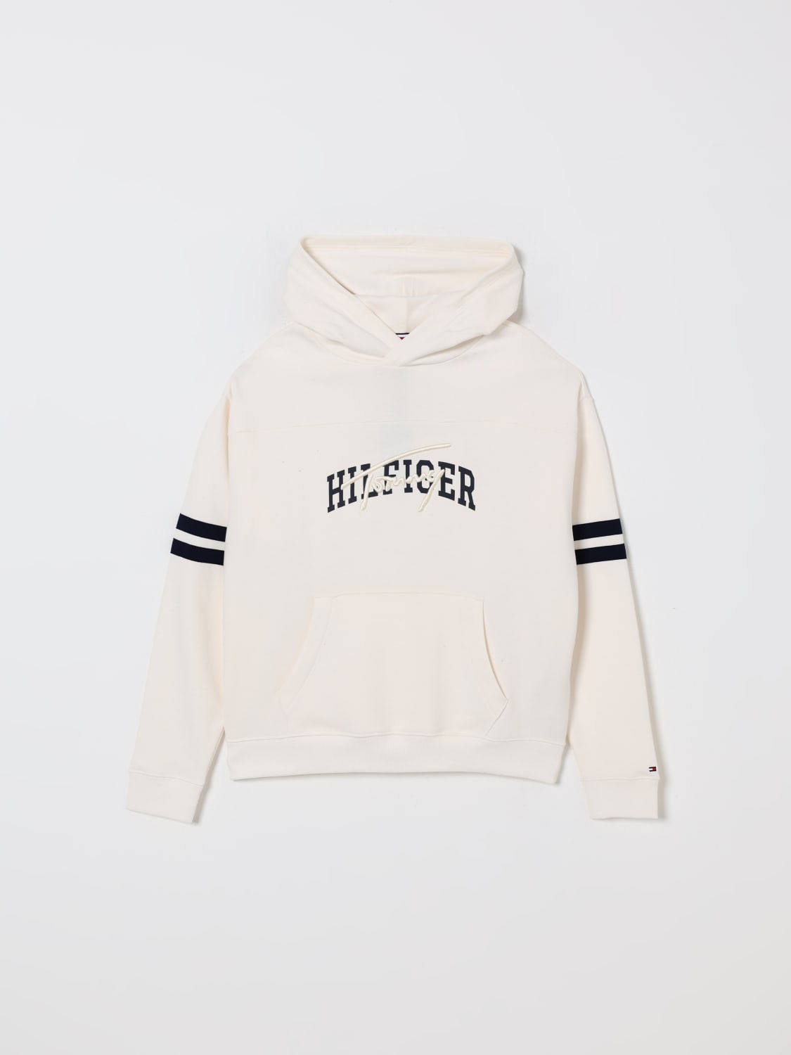 TOMMY HILFIGER PULLOVER: Pullover kinder Tommy Hilfiger, Ivory - Img 1
