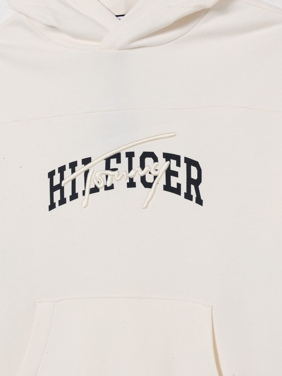TOMMY HILFIGER PULLOVER: Pullover kinder Tommy Hilfiger, Ivory - Img 3