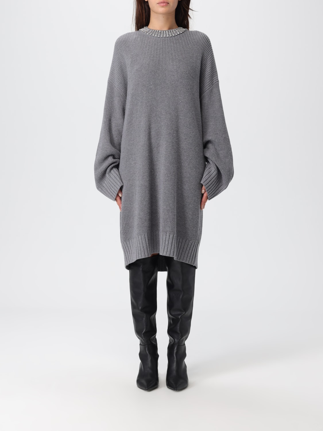 PINKO ROBE: Robes femme Pinko, Gris - Img 1