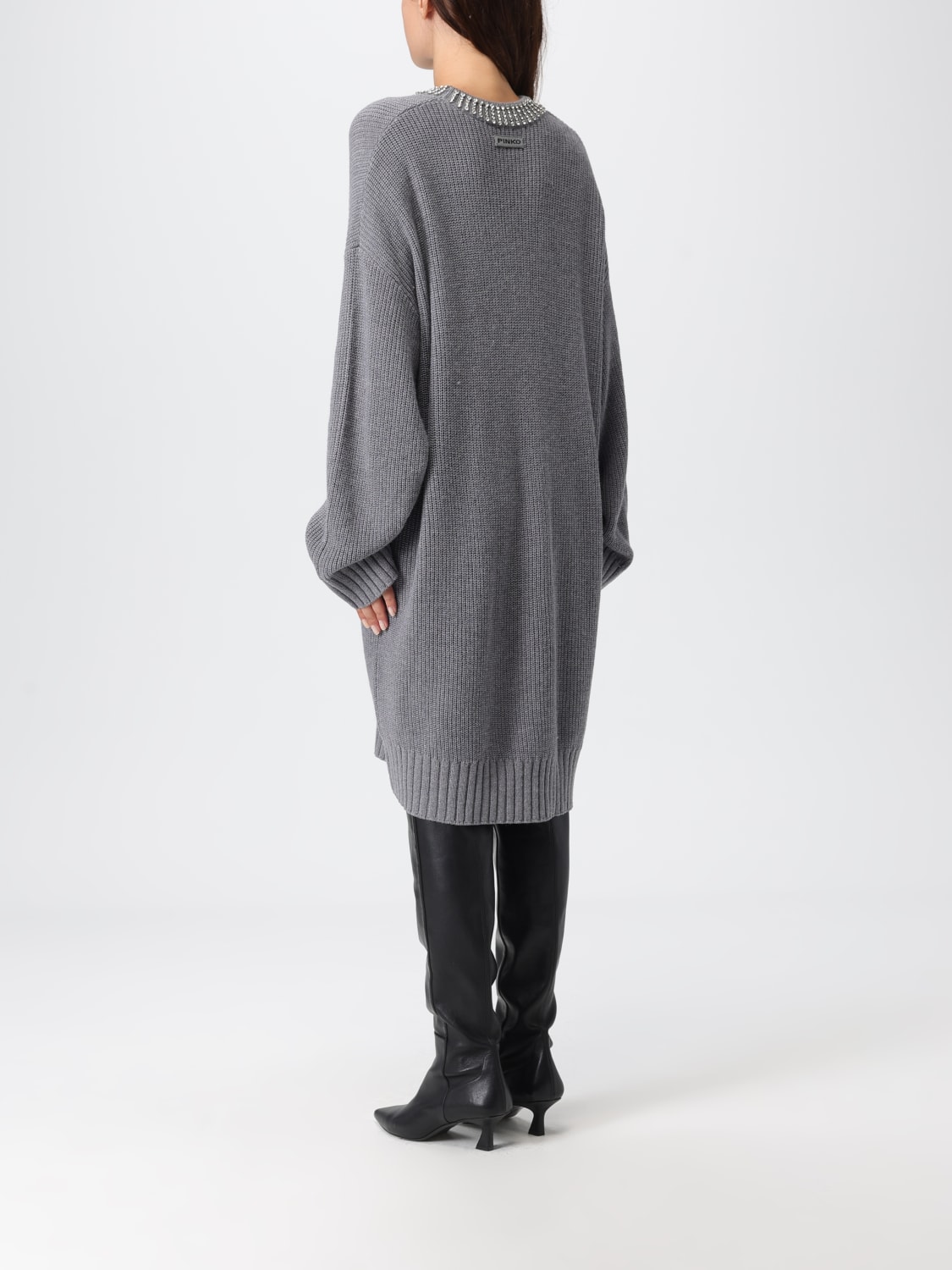 PINKO ROBE: Robes femme Pinko, Gris - Img 2