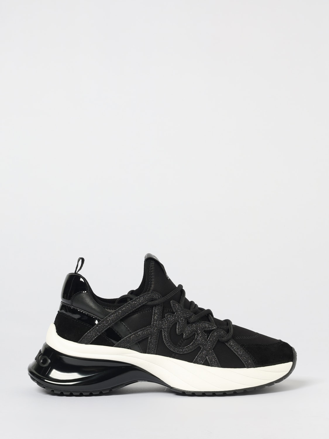 PINKO SNEAKERS: Shoes woman Pinko, Black - Img 1