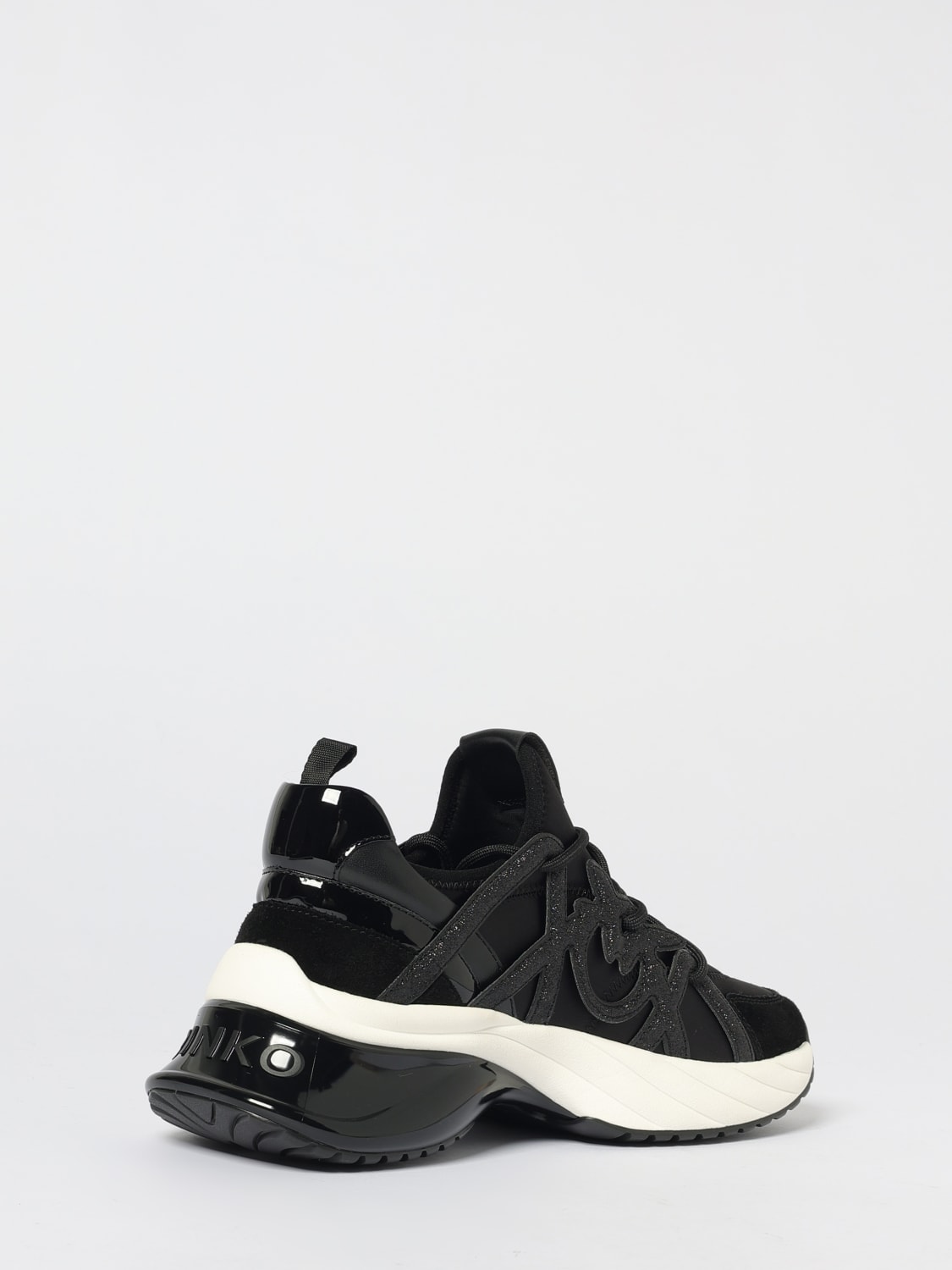 PINKO SNEAKERS: Shoes woman Pinko, Black - Img 3