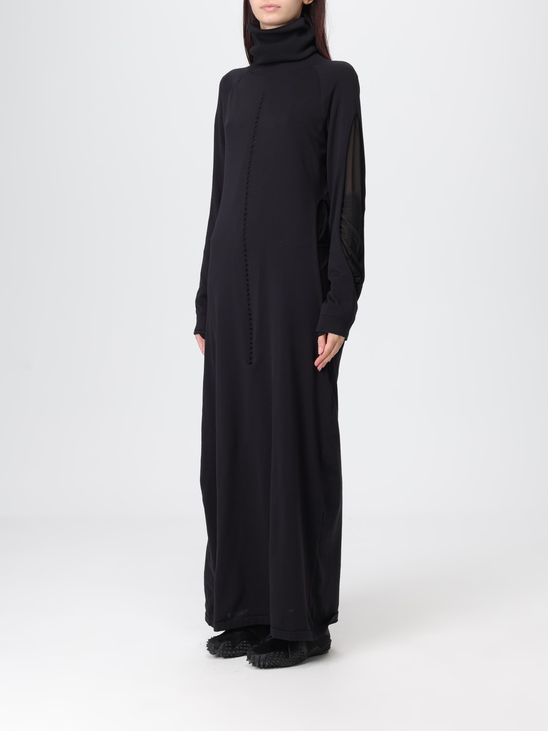 Y-3 DRESS: Dress woman Y-3, Black - Img 3