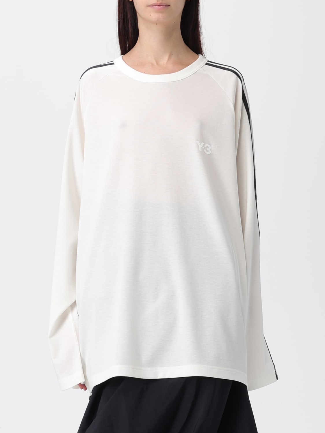Y-3 T-SHIRT: T-shirt woman Y-3, White - Img 1