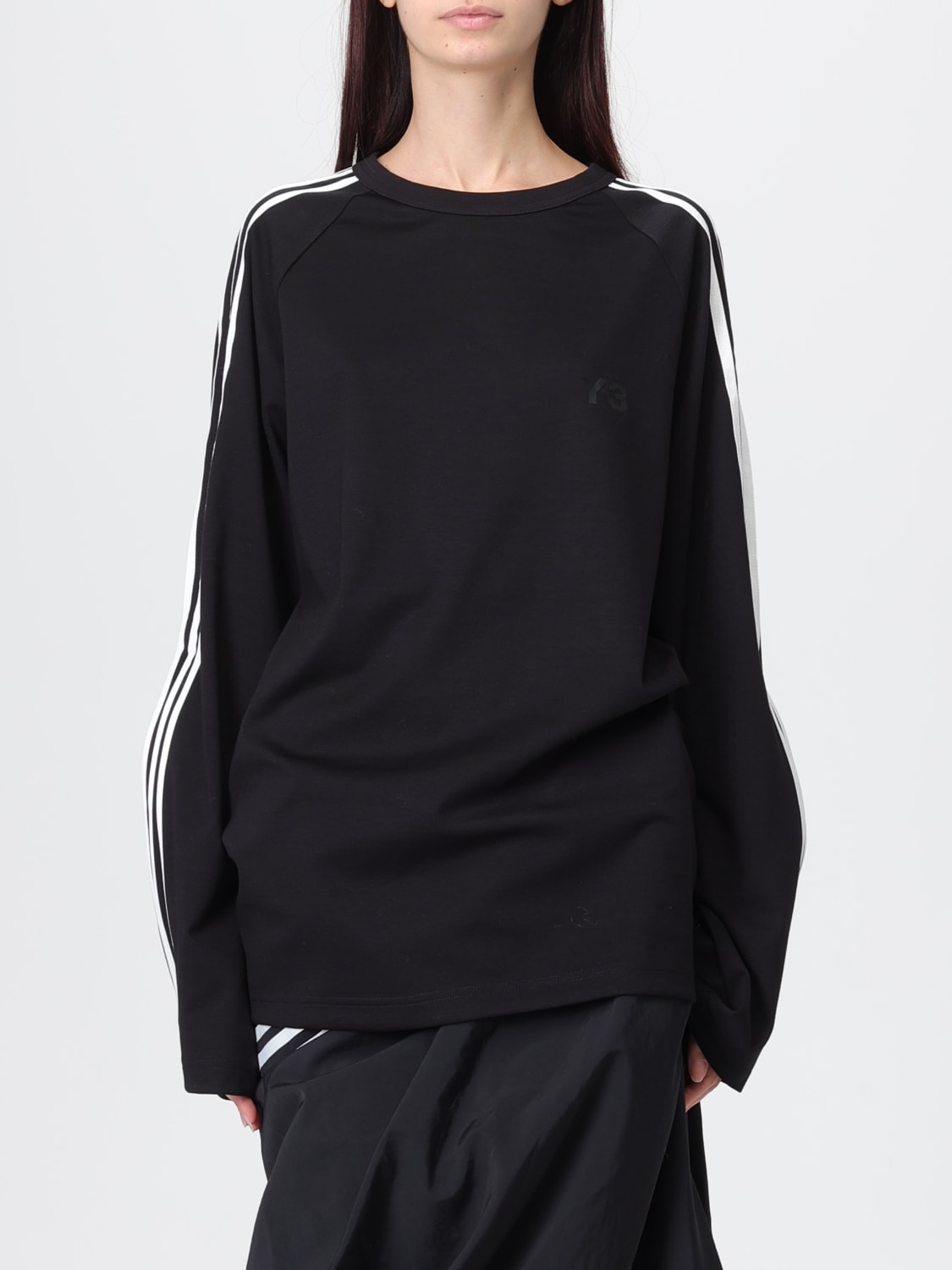 Y-3 T-SHIRT: T-shirt woman Y-3, Black - Img 1