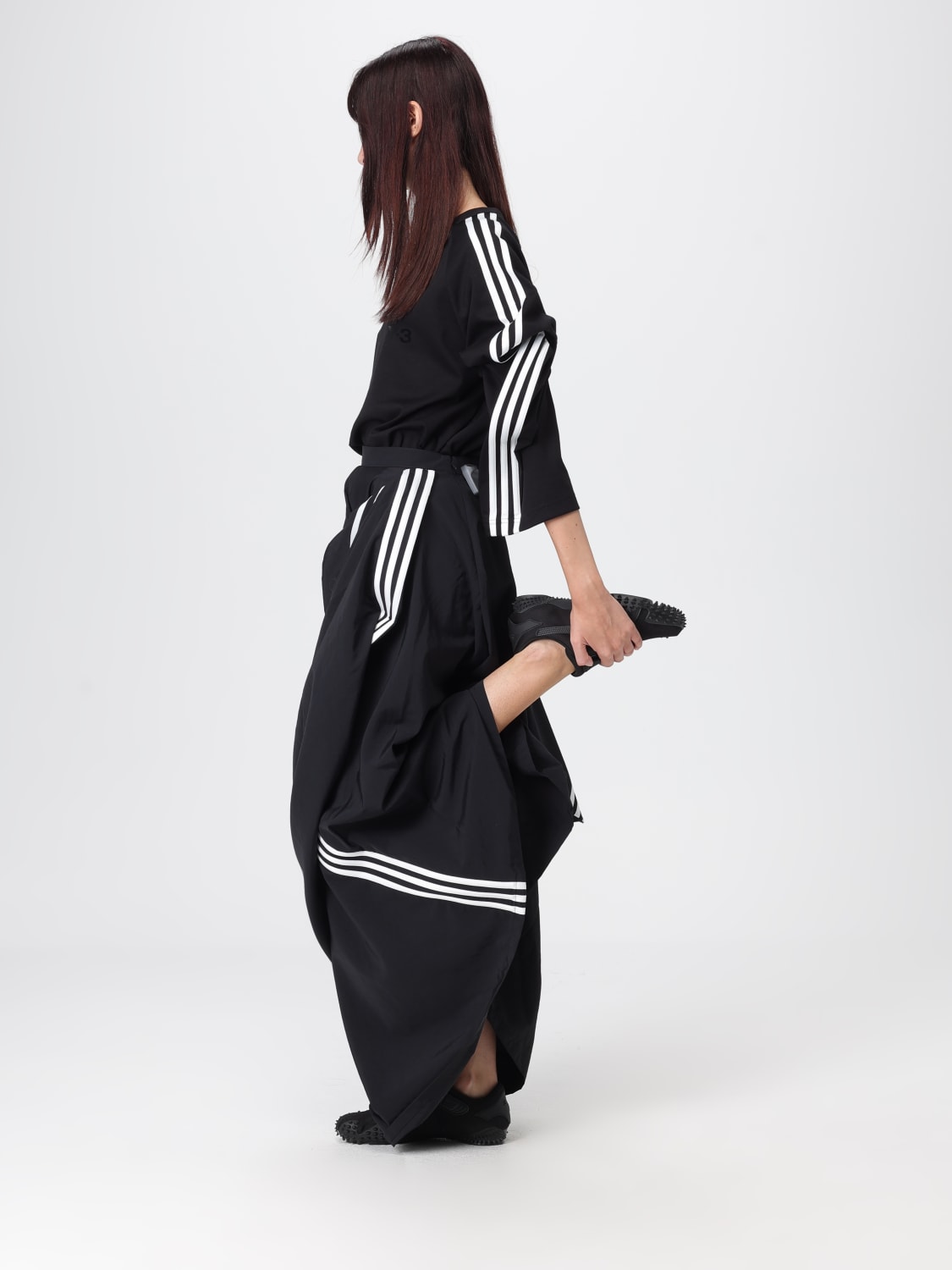 Y-3 T-SHIRT: T-shirt woman Y-3, Black - Img 2