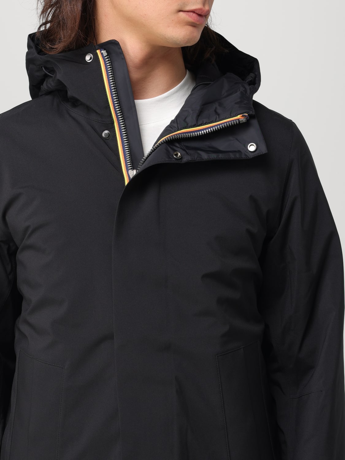 K-WAY JACKE: Mantel herren K-way, Schwarz - Img 4