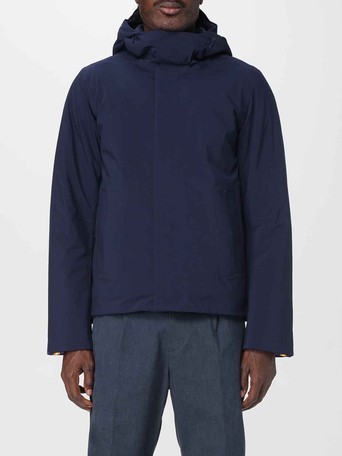 K-WAY JACKET: Coat men K-way, Blue - Img 1