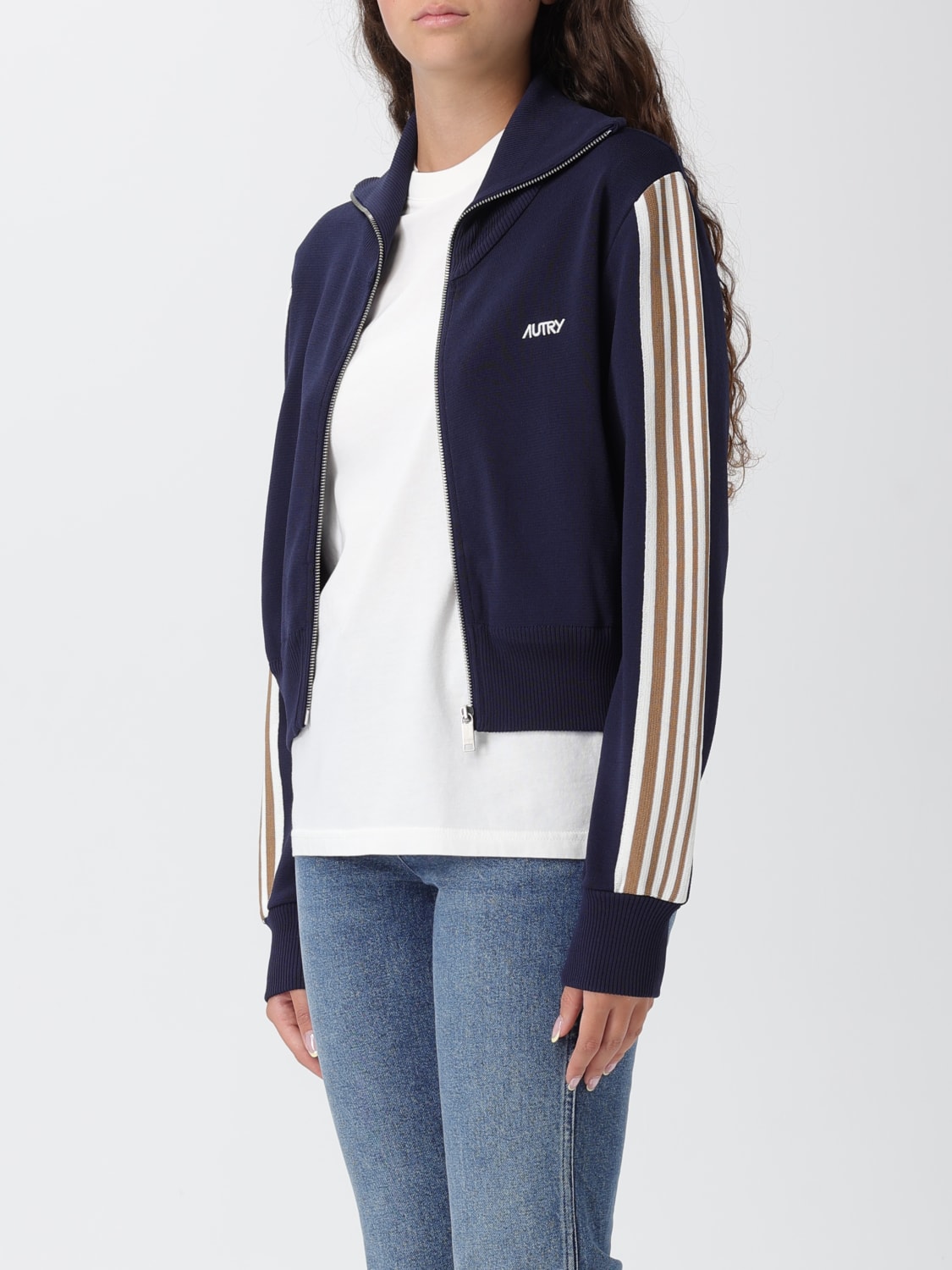 AUTRY SWEATSHIRT: Sweatshirt woman Autry, Blue - Img 3