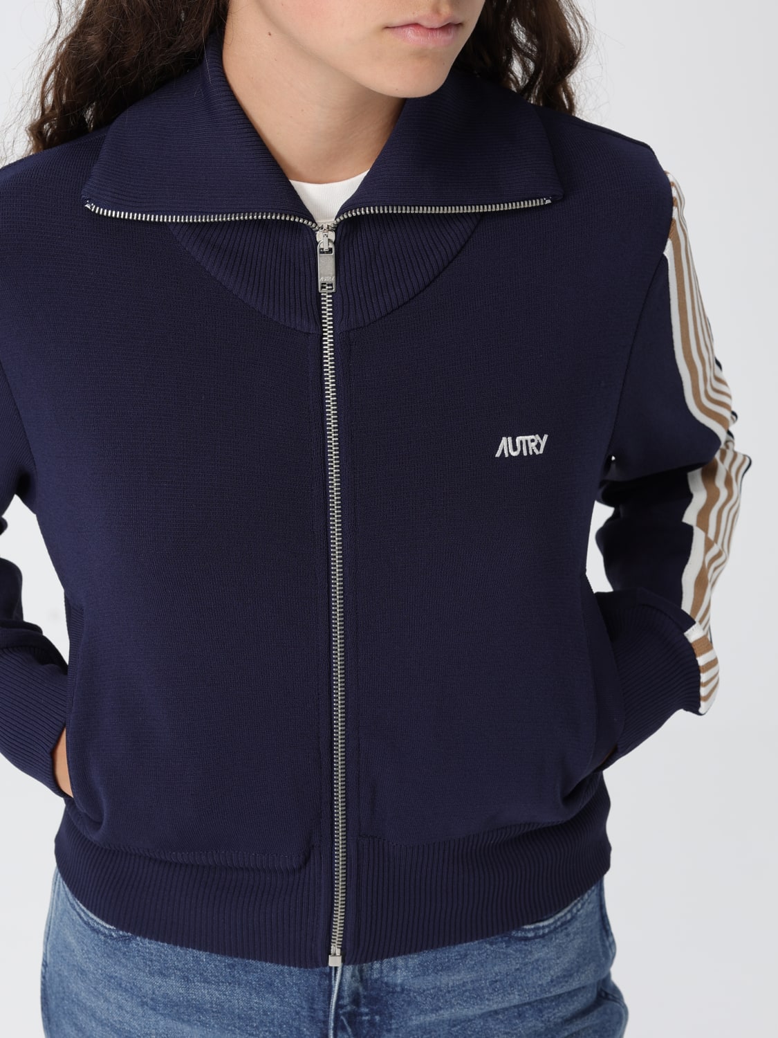 AUTRY SWEATSHIRT: Sweatshirt woman Autry, Blue - Img 4