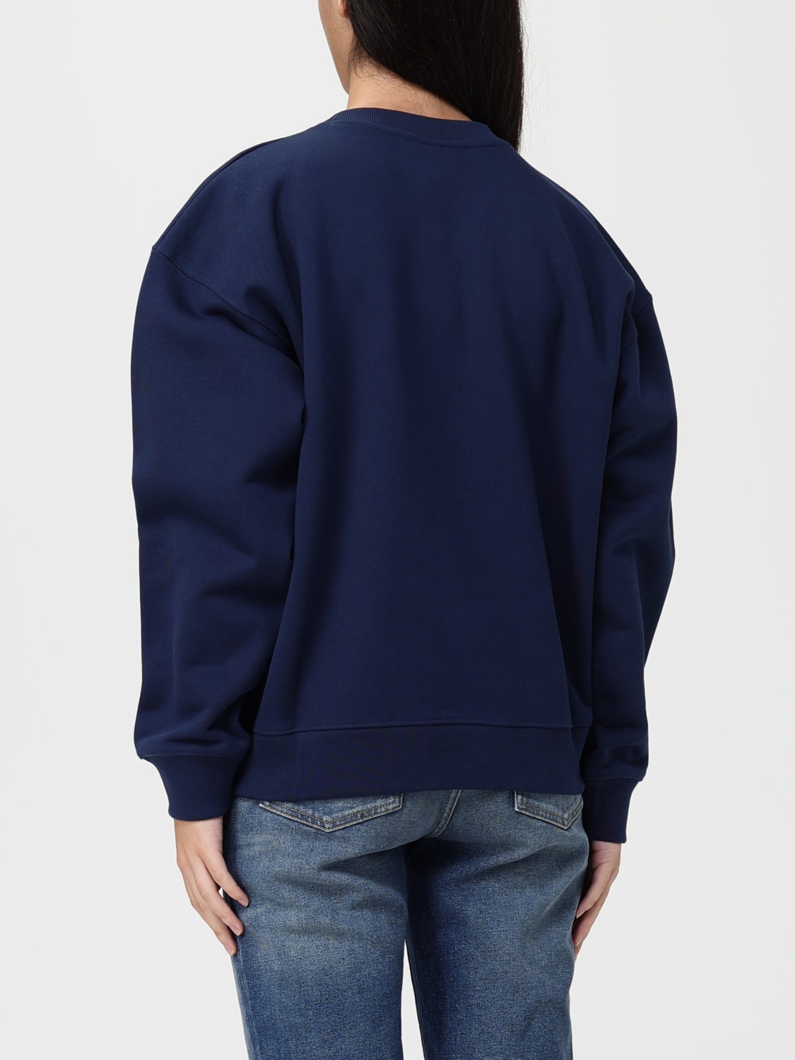 MAISON KITSUNÉ SWEAT-SHIRT: Pull femme Maison KitsunÉ, Bleu - Img 2