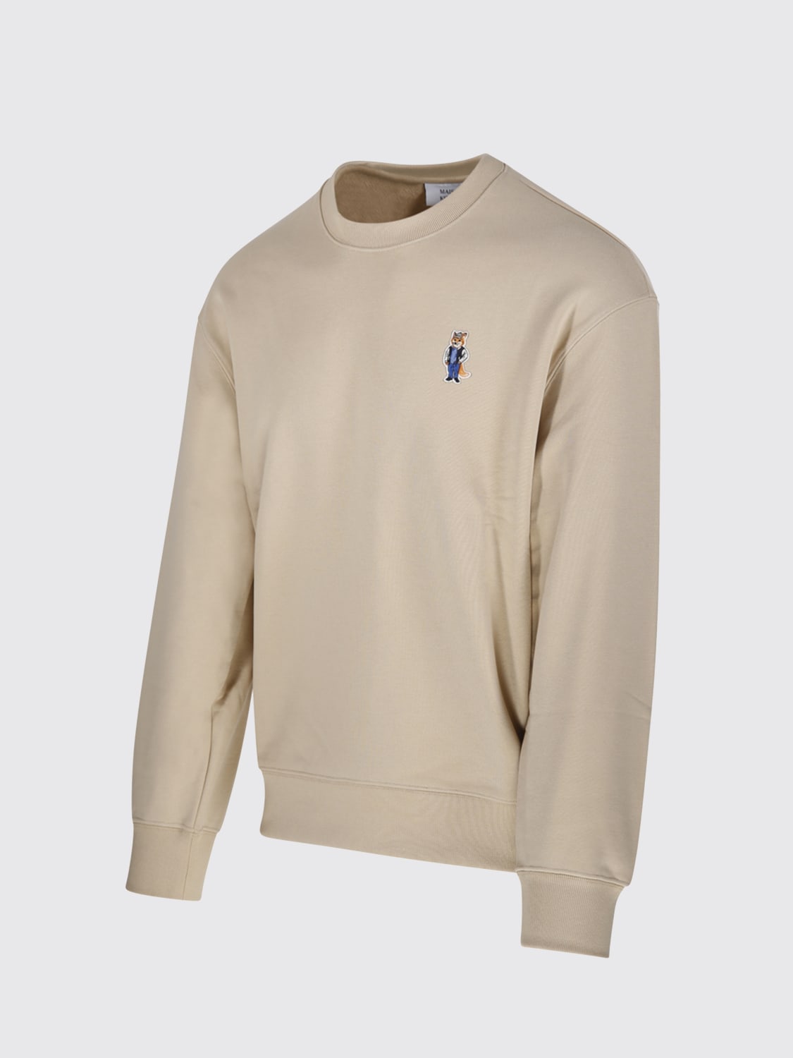 MAISON KITSUNÉ SWEATSHIRT: Sweater men Maison KitsunÉ, Beige - Img 3