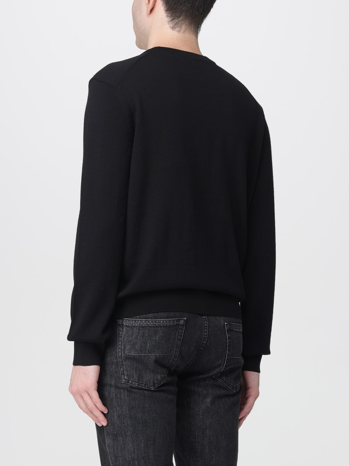 MAISON KITSUNÉ PULLOVER: Pullover herren Maison KitsunÉ, Schwarz - Img 2
