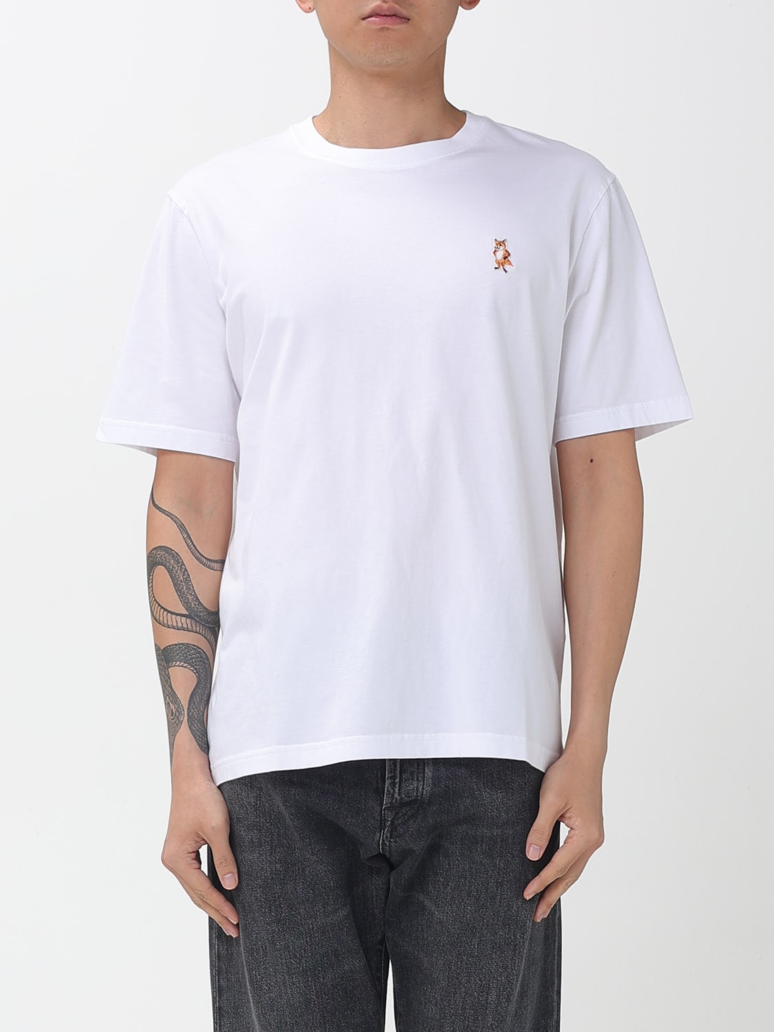 MAISON KITSUNÉ CAMISETA: Polo hombre Maison KitsunÉ, Blanco - Img 1