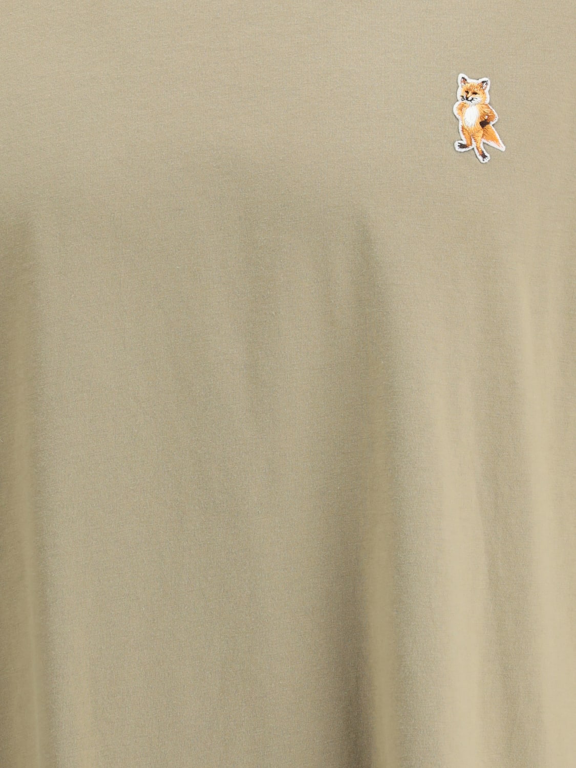 MAISON KITSUNÉ CAMISETA: Polo hombre Maison KitsunÉ, Beige - Img 3