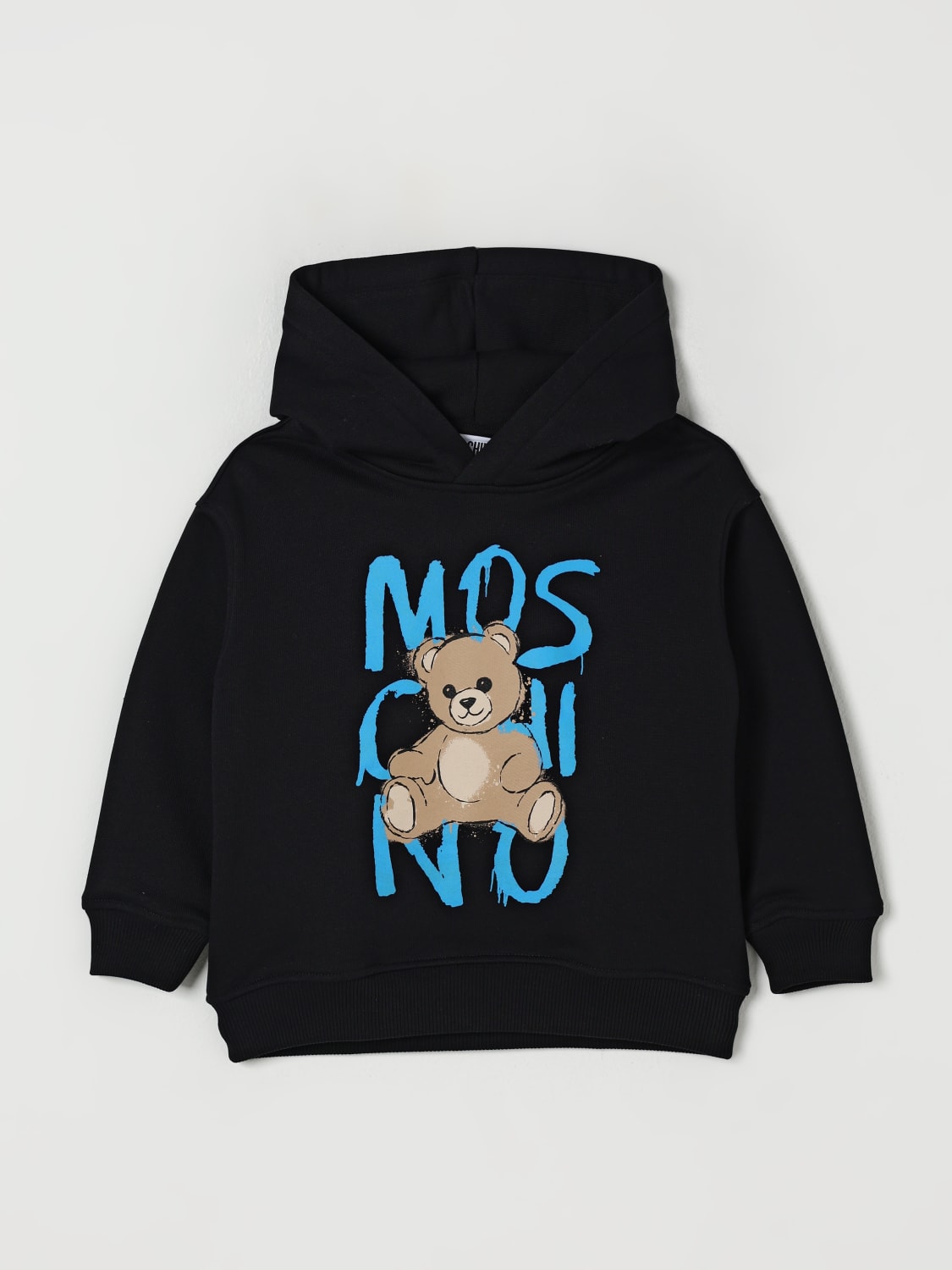MOSCHINO PULLOVER: Pullover kinder Moschino, Schwarz - Img 1