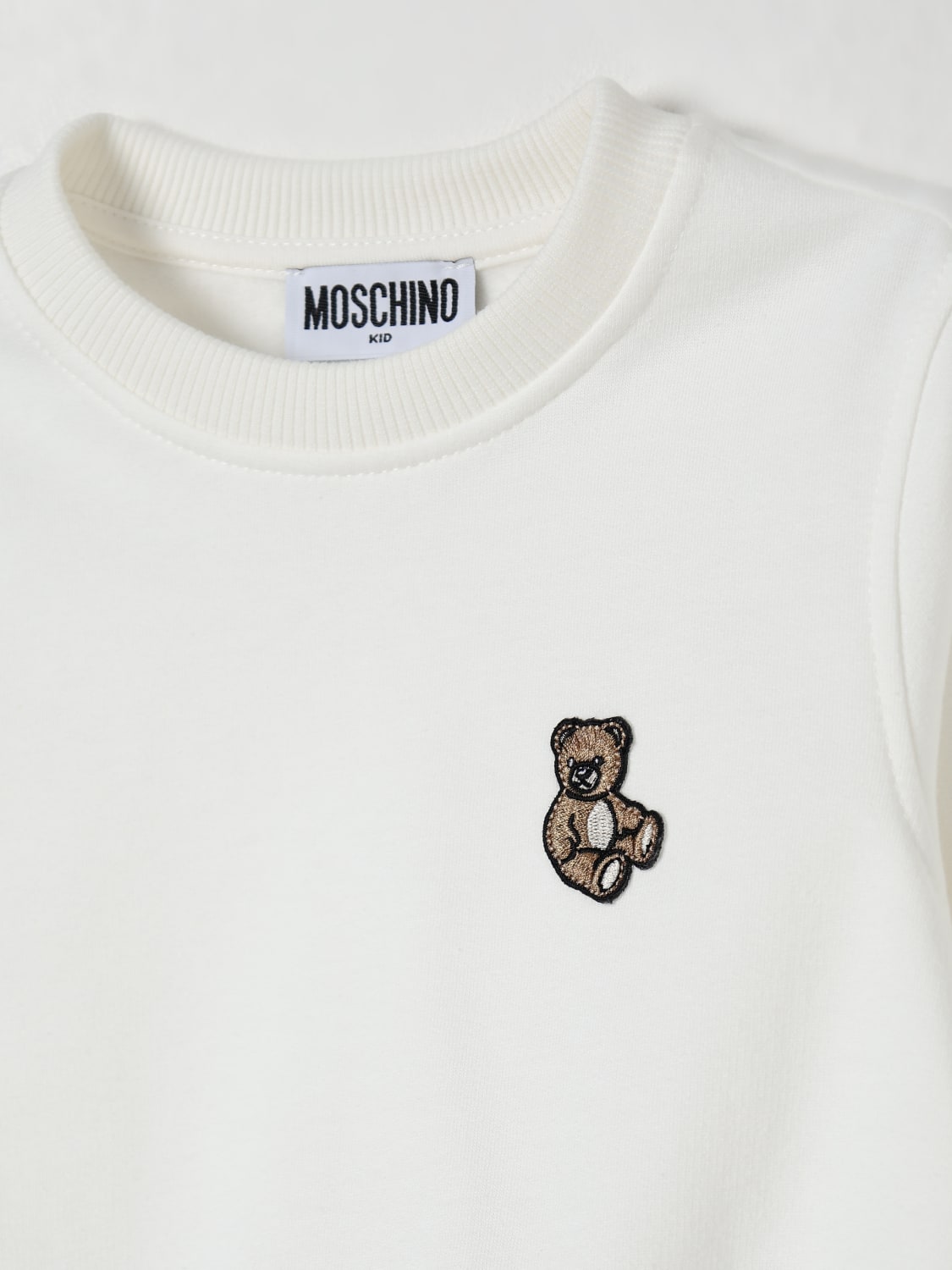 MOSCHINO JERSEY: Jersey niños Moschino, Blanco - Img 3