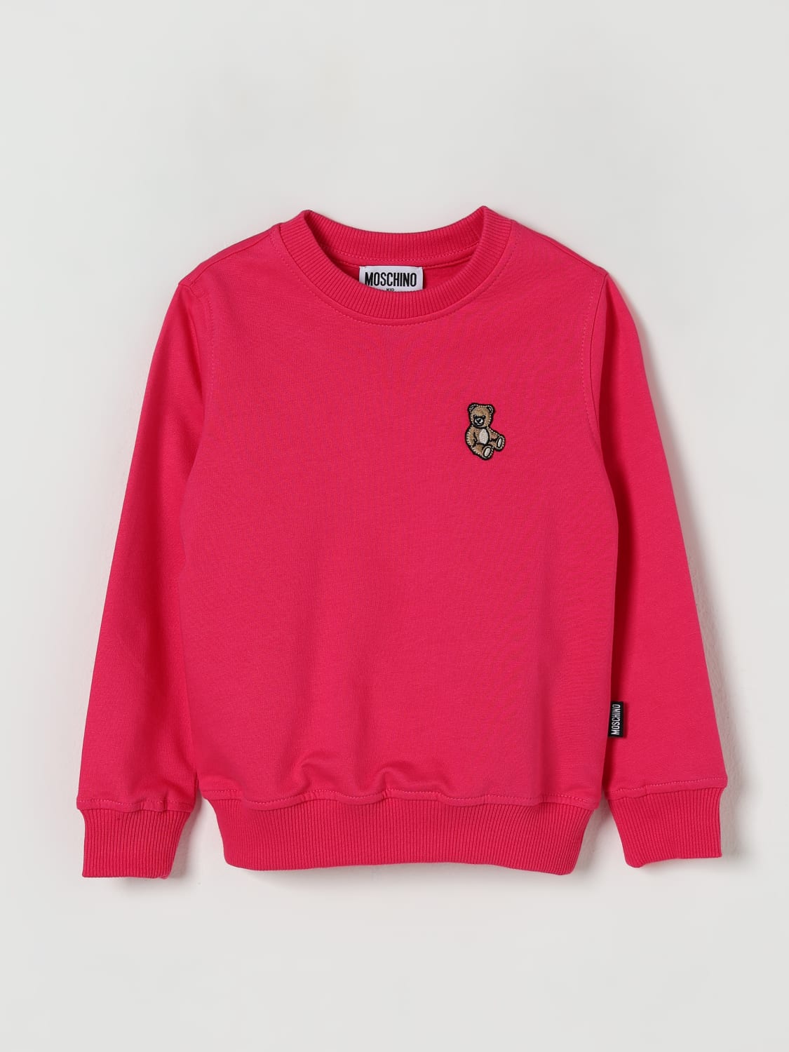 MOSCHINO SWEATER: Sweater kids Moschino, Fuchsia - Img 1