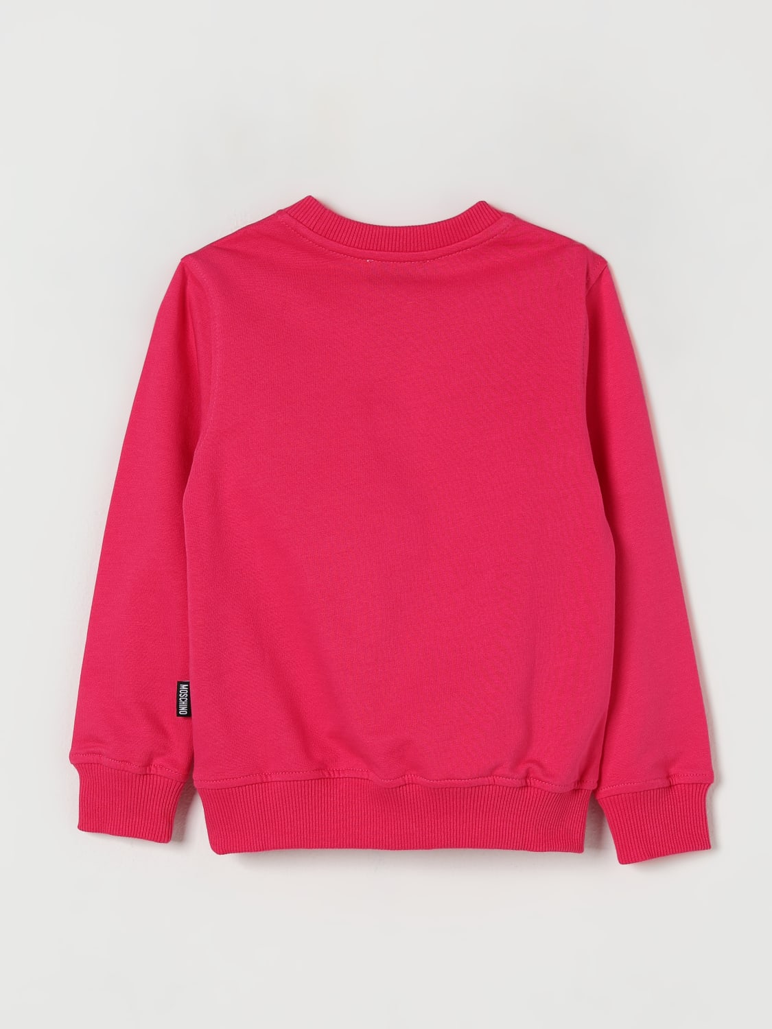 MOSCHINO SWEATER: Sweater kids Moschino, Fuchsia - Img 2