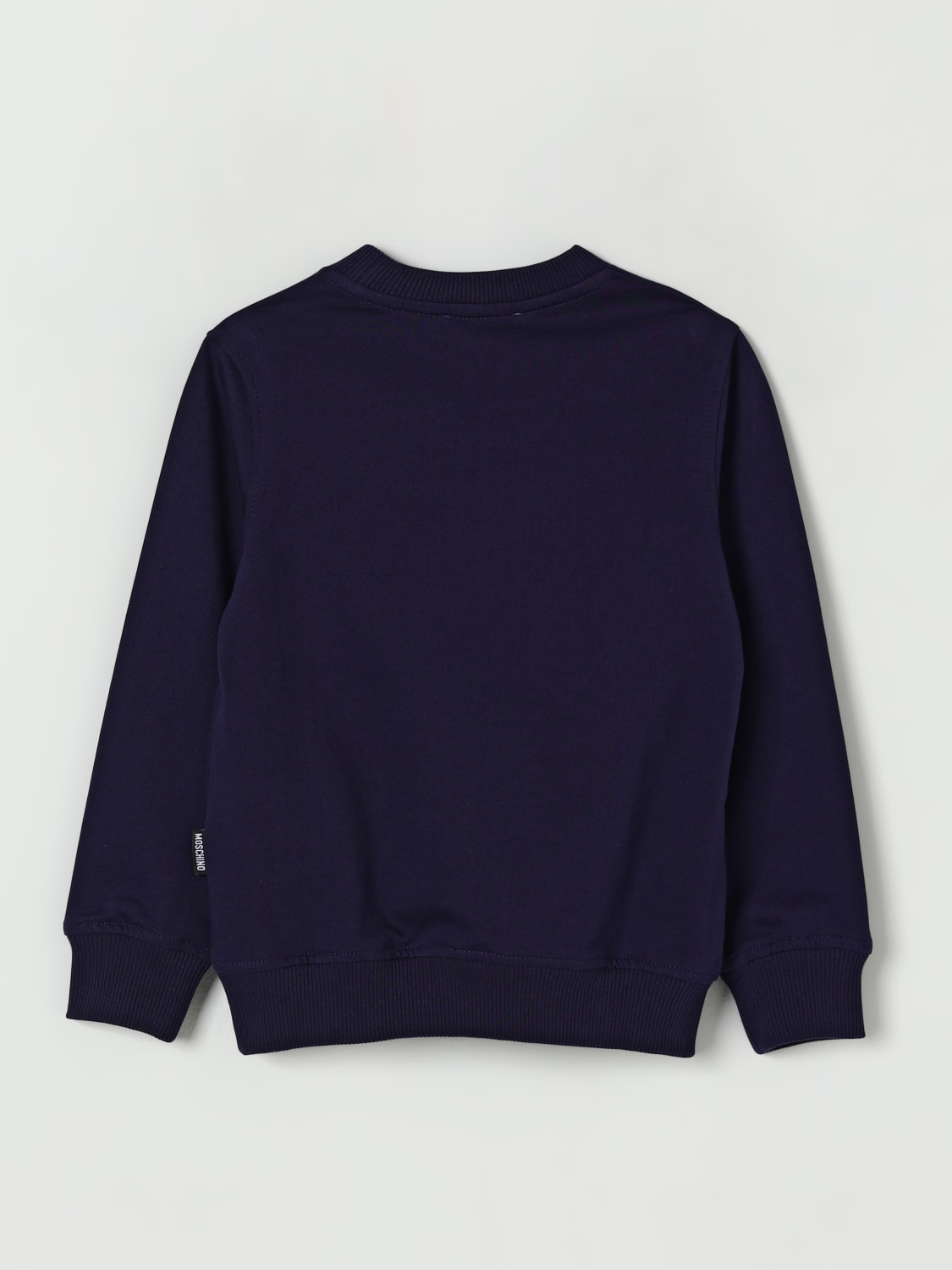 MOSCHINO SWEATER: Sweater kids Moschino, Blue - Img 2