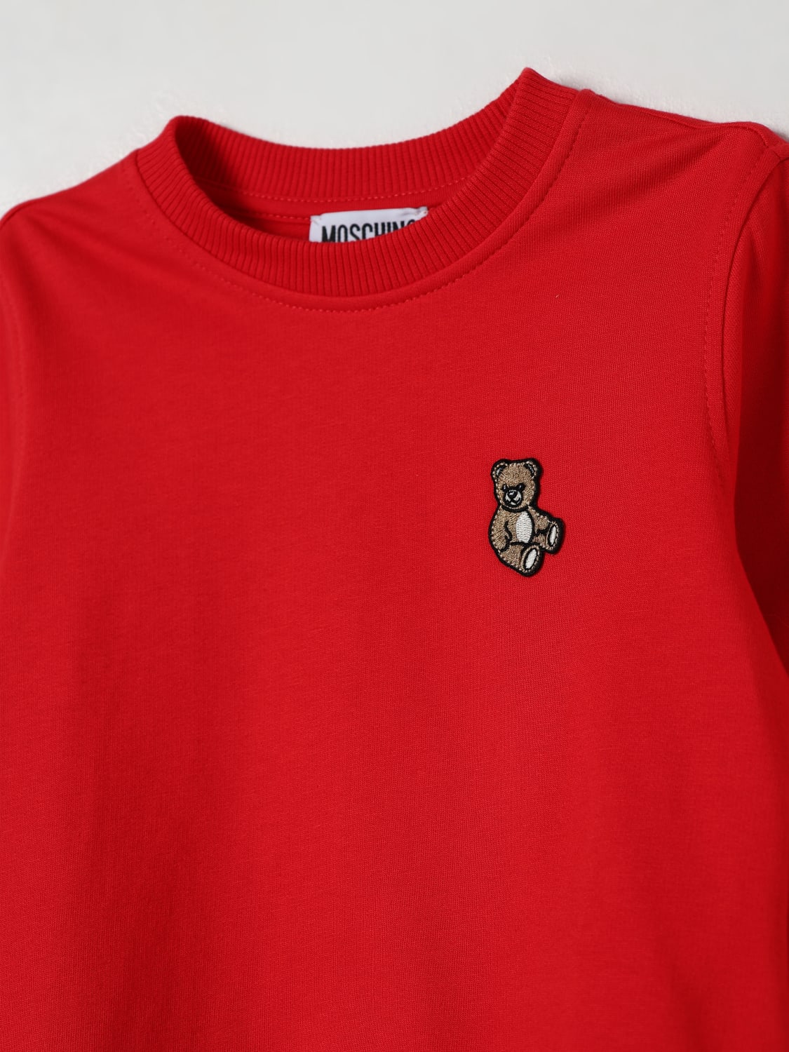 MOSCHINO SWEATER: Sweater kids Moschino, Red - Img 3