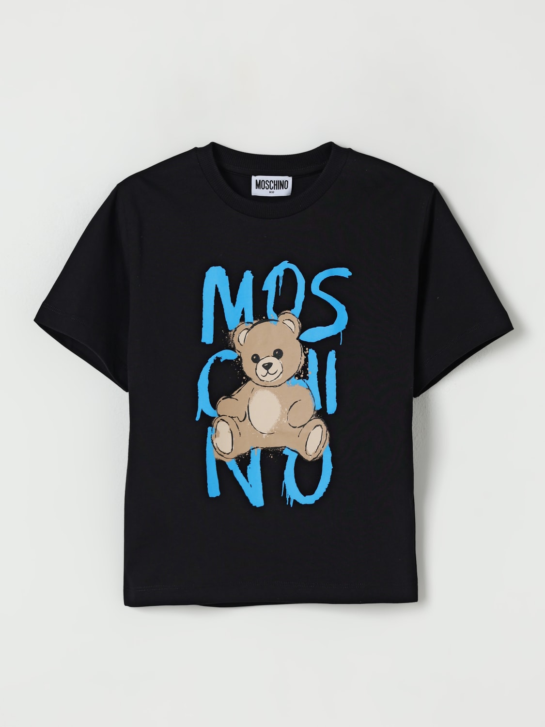 MOSCHINO T-SHIRT: T-shirt kids Moschino, Black - Img 1