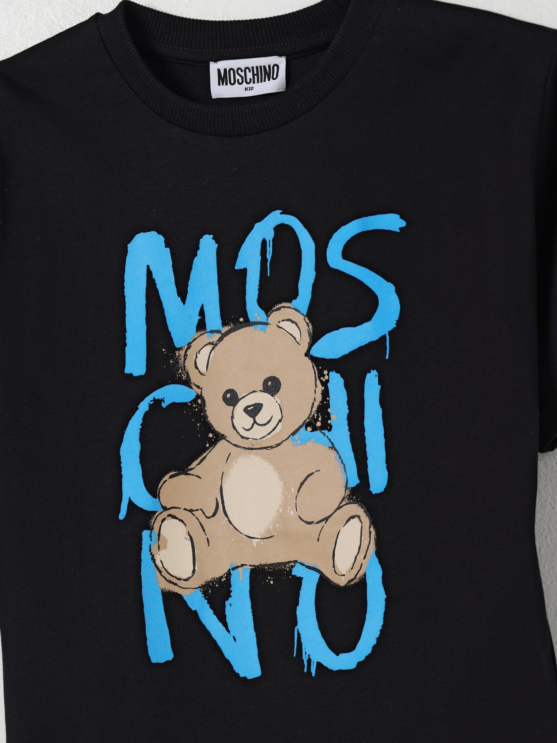 MOSCHINO T-SHIRT: T-shirt kids Moschino, Black - Img 3