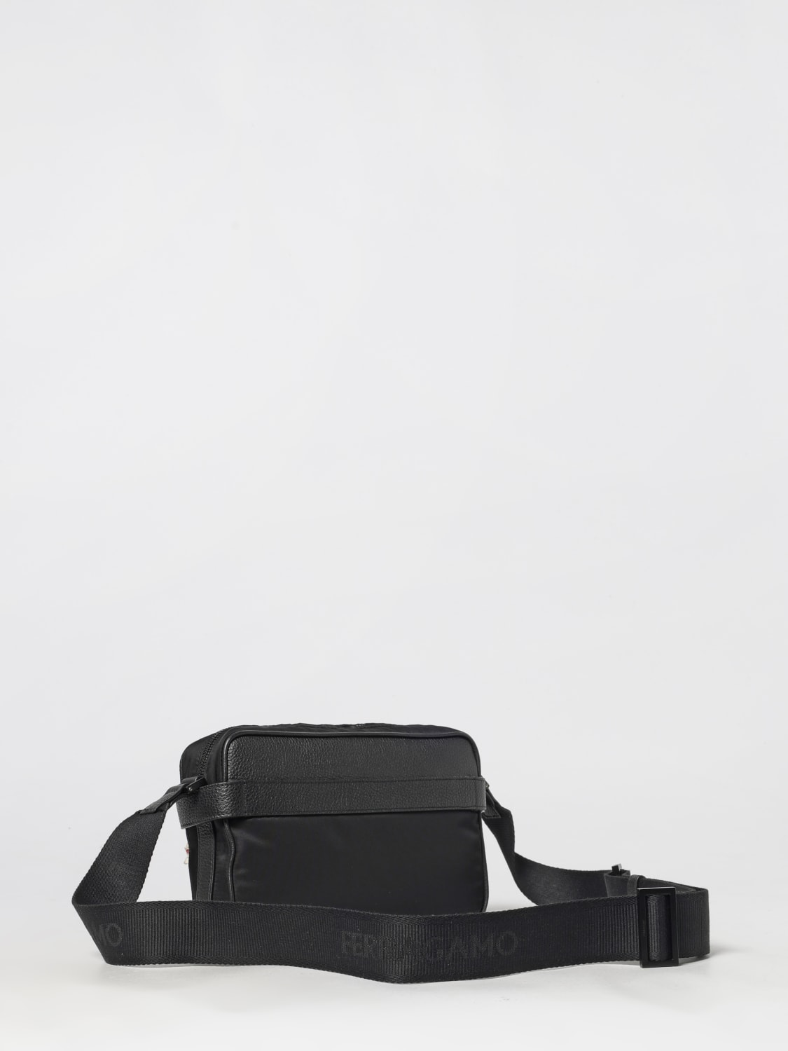 FERRAGAMO SHOULDER BAG: Bags men Ferragamo, Black - Img 3