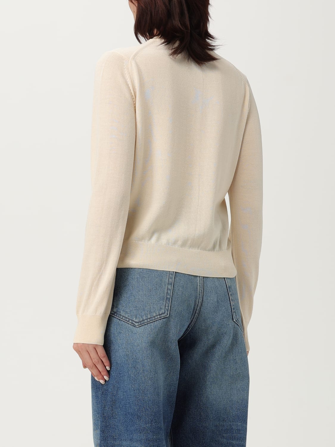 MAISON KITSUNÉ JERSEY: Cárdigan mujer Maison KitsunÉ, Rosa - Img 2