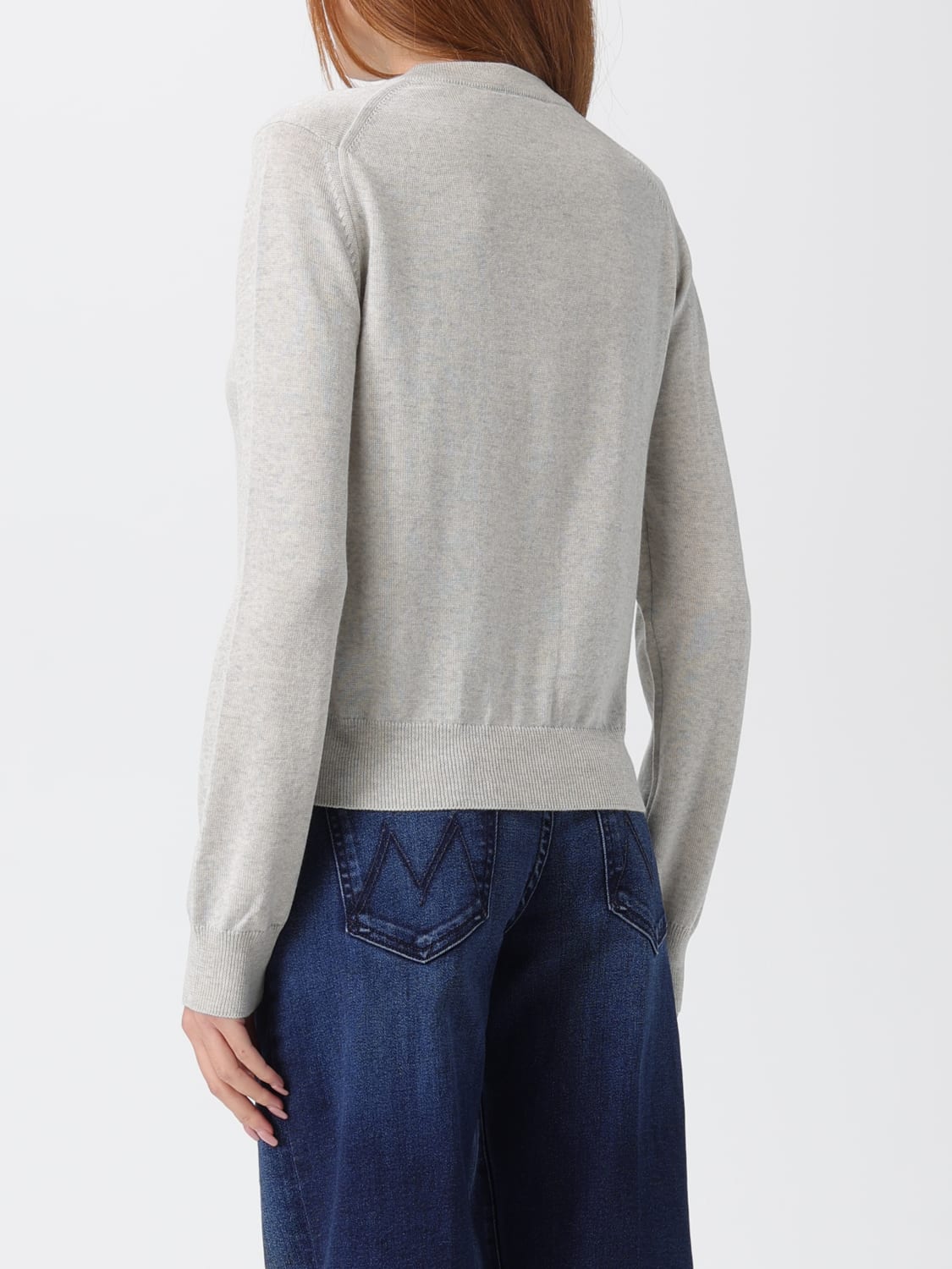 MAISON KITSUNÉ JERSEY: Cárdigan mujer Maison KitsunÉ, Gris - Img 2