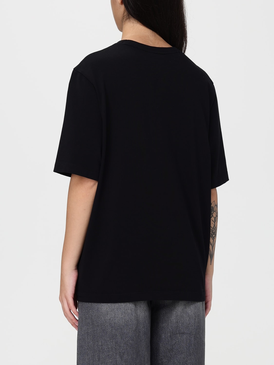 MAISON KITSUNÉ T-SHIRT: T-shirt woman Maison KitsunÉ, Black - Img 2