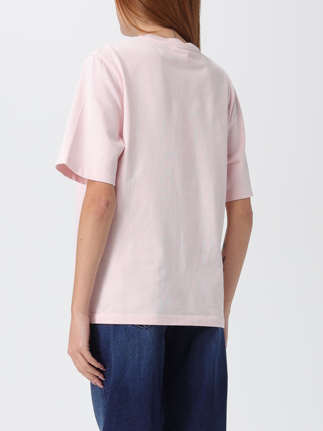 MAISON KITSUNÉ T-SHIRT: T-shirt femme Maison KitsunÉ, Rose - Img 2