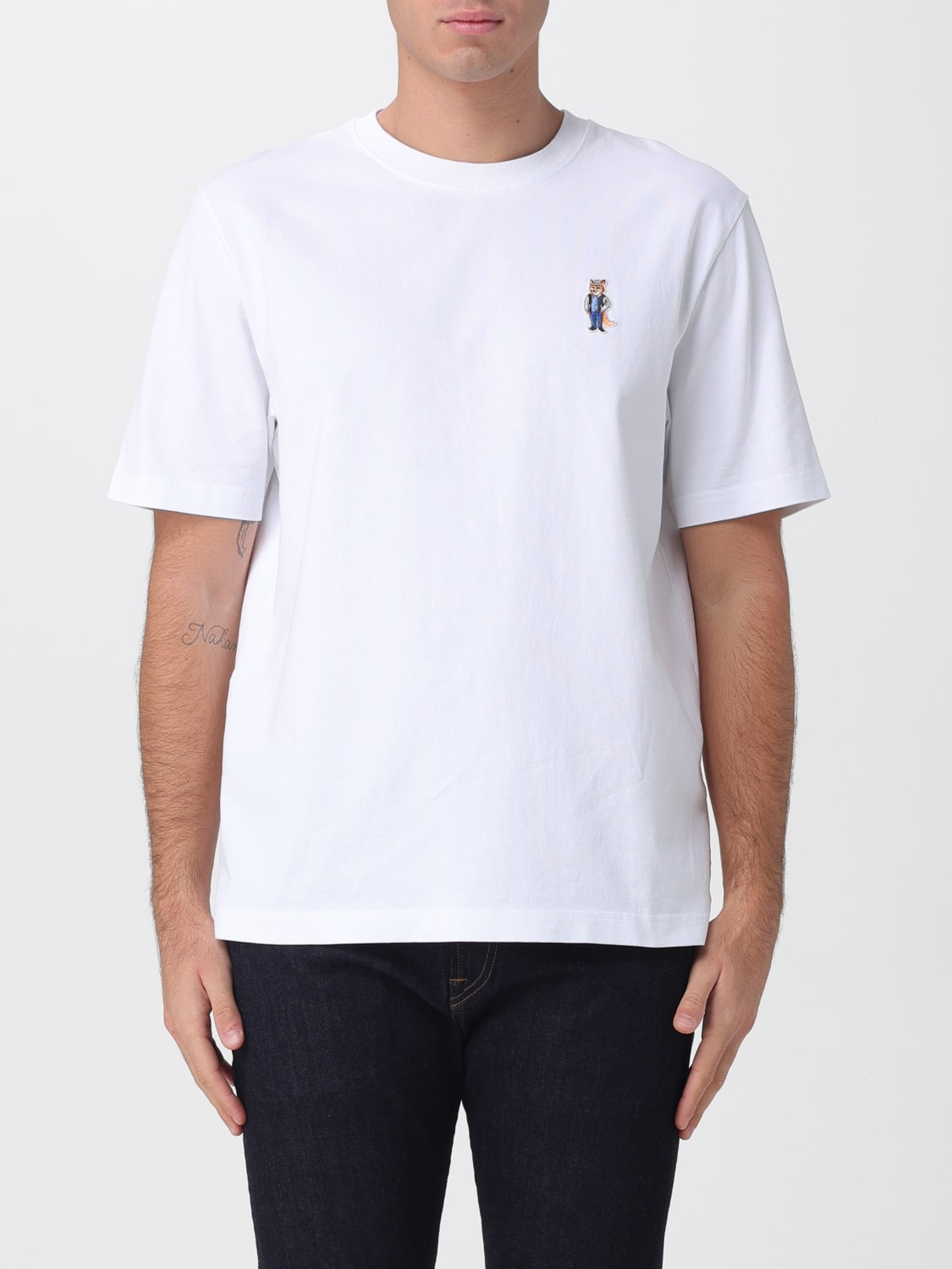 MAISON KITSUNÉ CAMISETA: Polo hombre Maison KitsunÉ, Blanco - Img 1