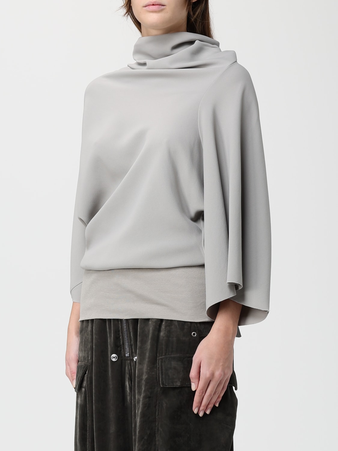 RICK OWENS TOP: Sweater woman Rick Owens, Ivory - Img 4