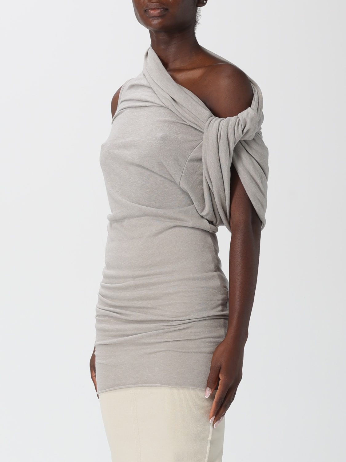 RICK OWENS TOP: Top mujer Rick Owens, Marfil - Img 4