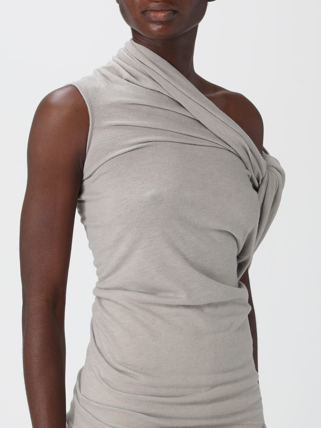 RICK OWENS TOP: Top mujer Rick Owens, Marfil - Img 5