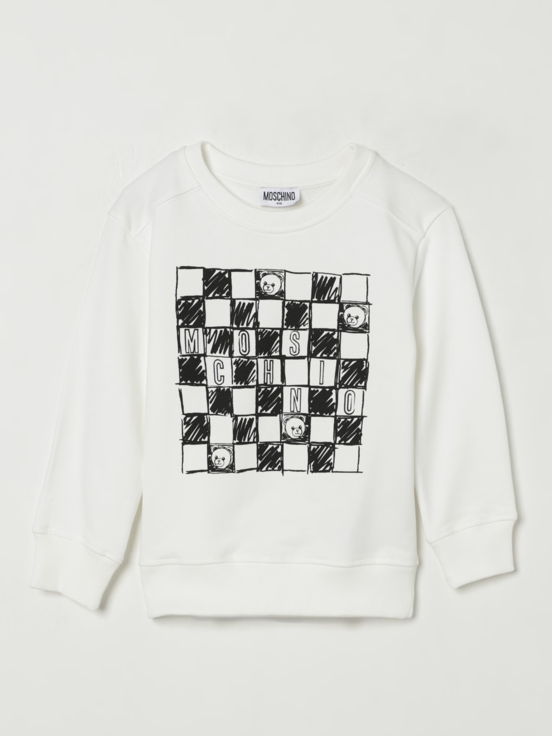 MOSCHINO PULL: Pull enfant Moschino, Blanc - Img 1