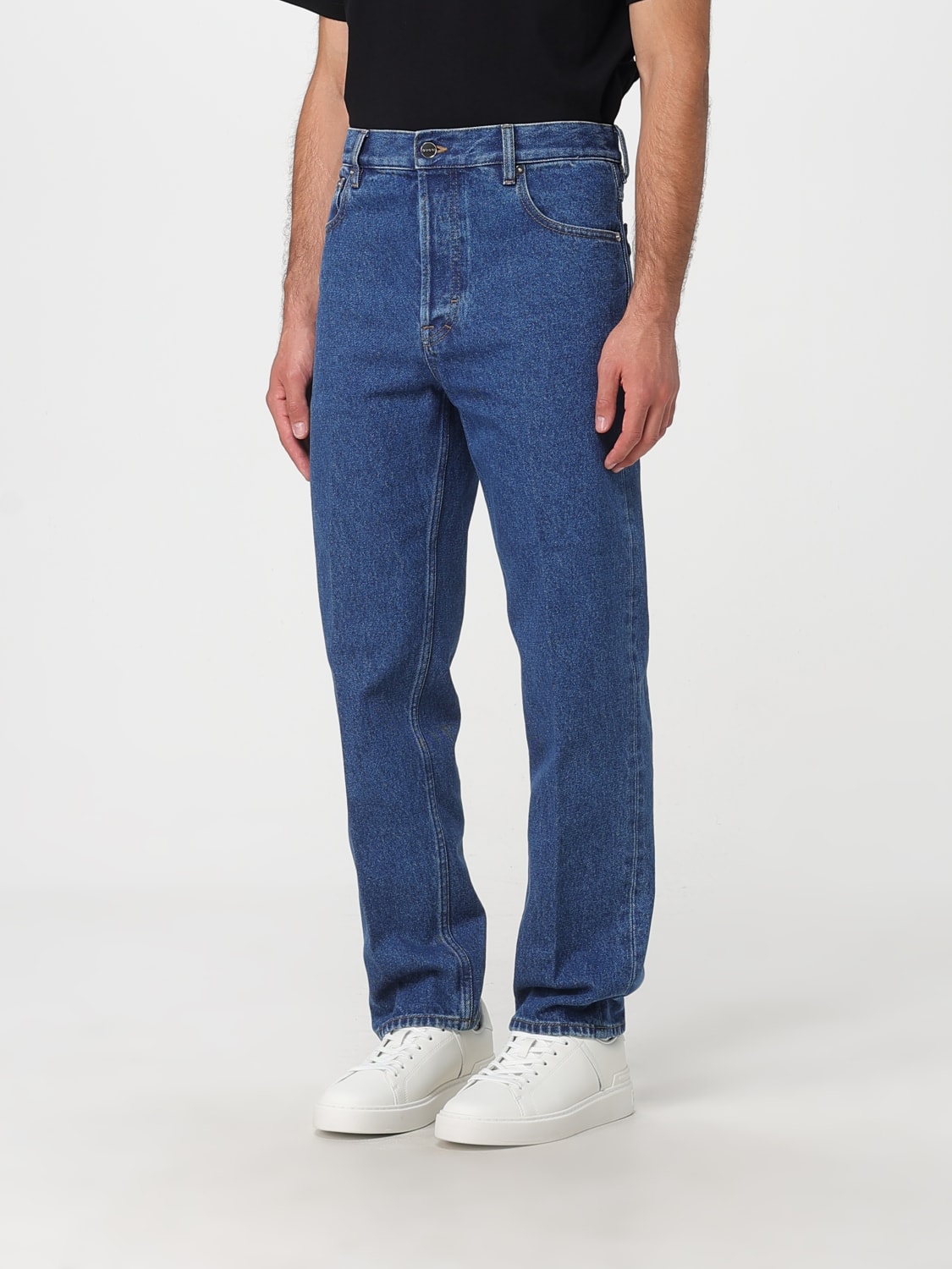GUCCI JEANS: Jeans Gucci in denim di cotone , Blue - Img 4