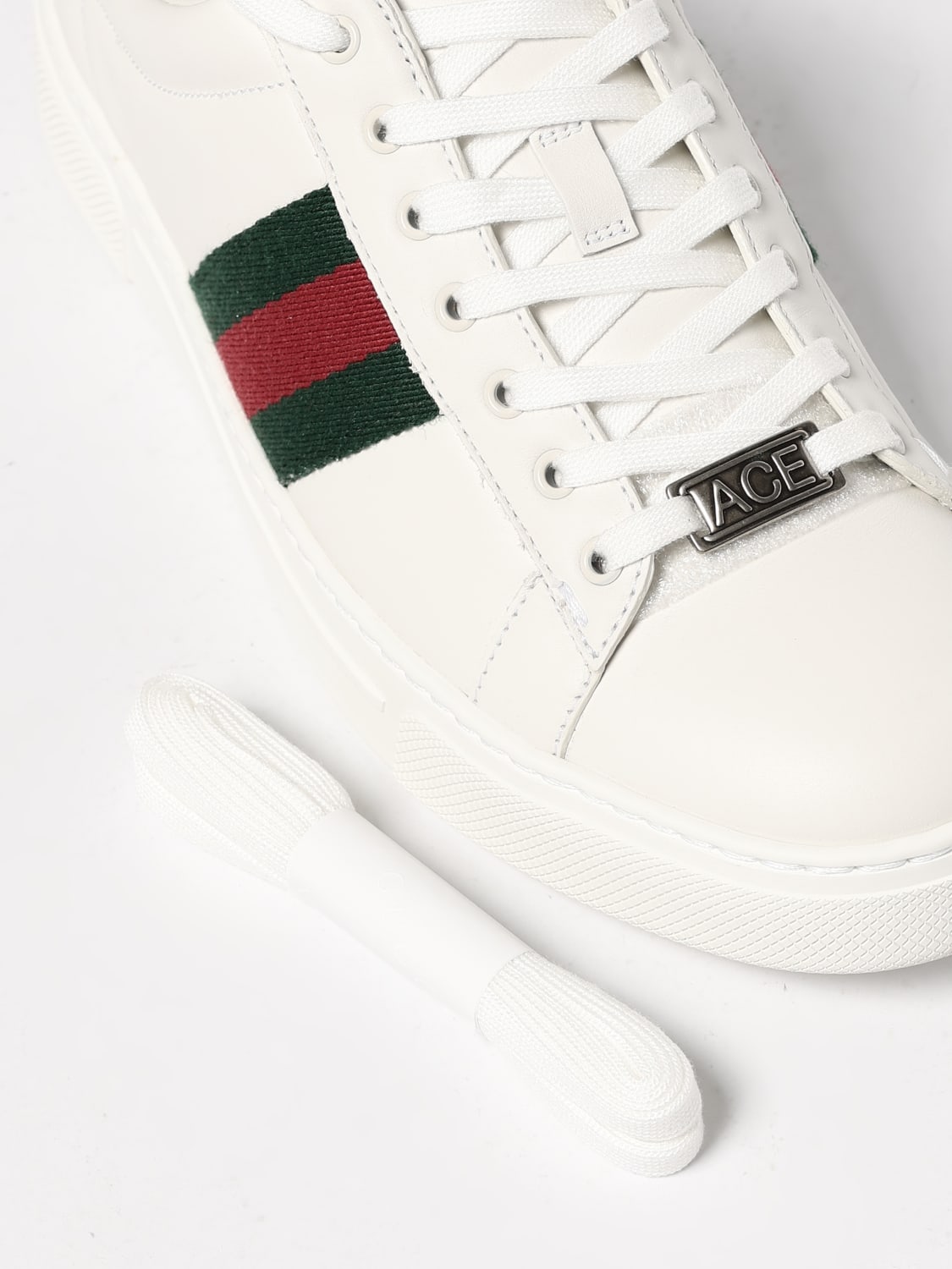 GUCCI SNEAKERS: Sneakers woman Gucci, White - Img 4