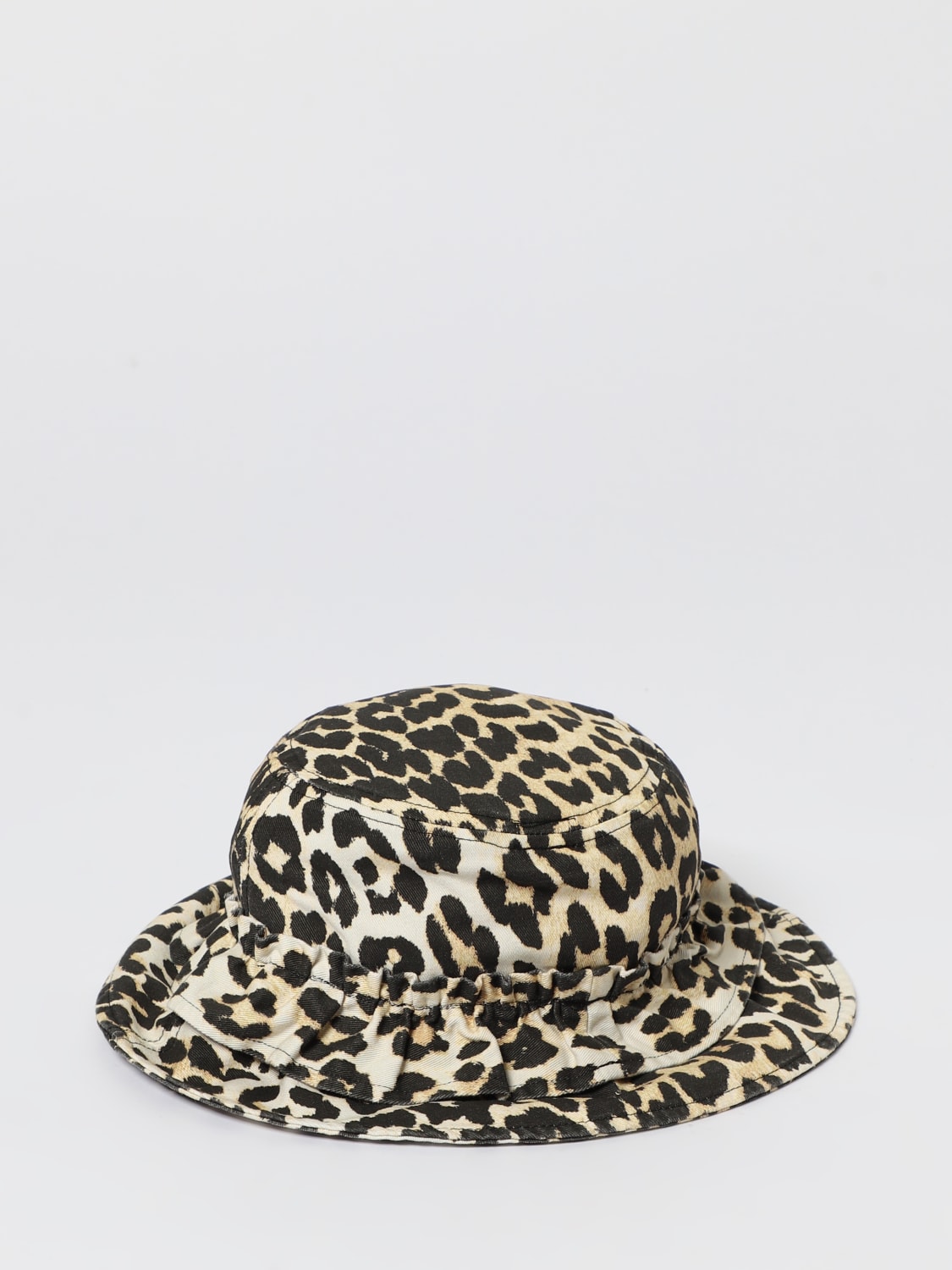 GANNI SOMBRERO: Sombrero mujer Ganni, Marrón - Img 2