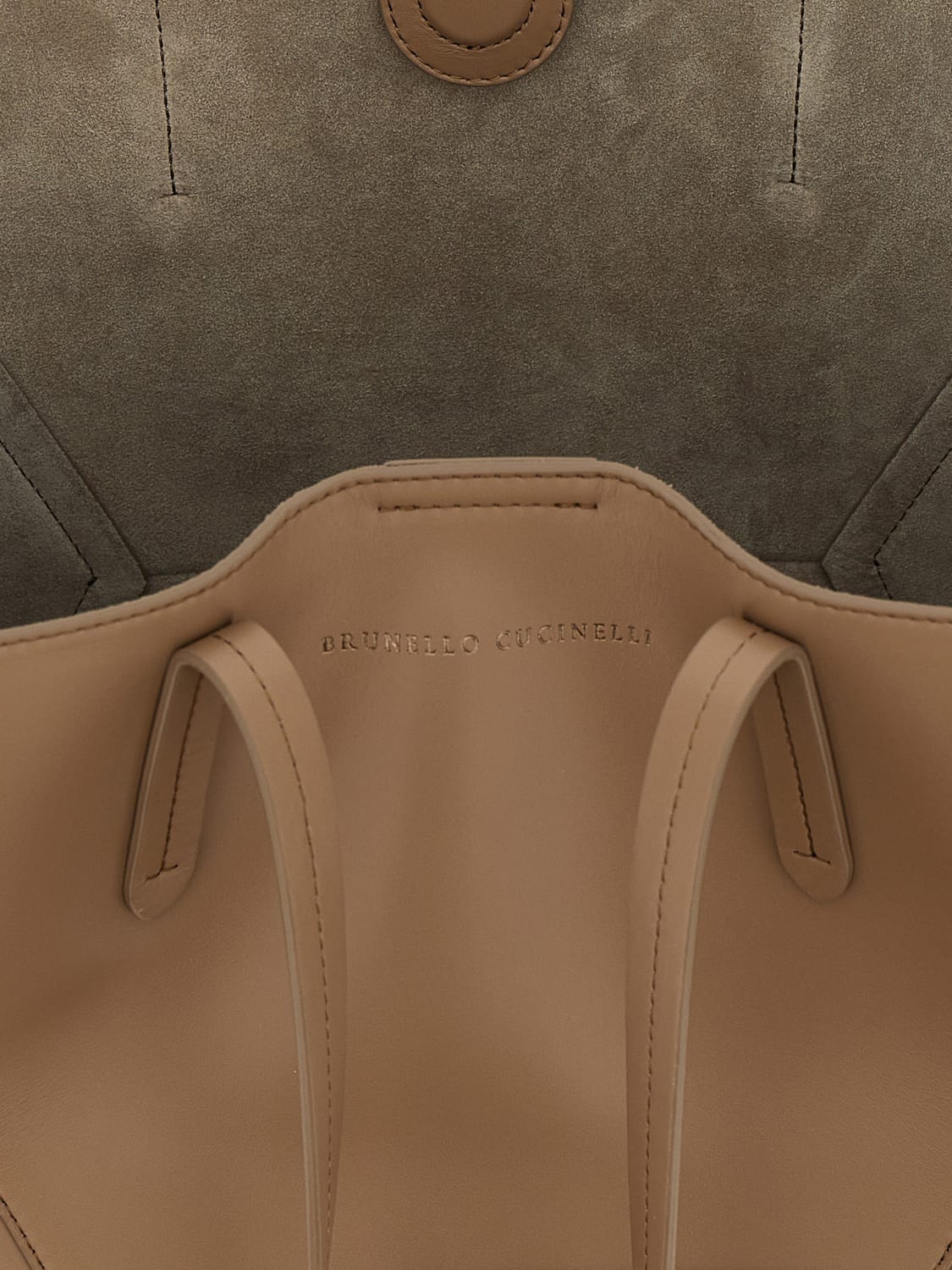 BRUNELLO CUCINELLI TOTE BAG: Shoulder bag woman Brunello Cucinelli, Beige - Img 4