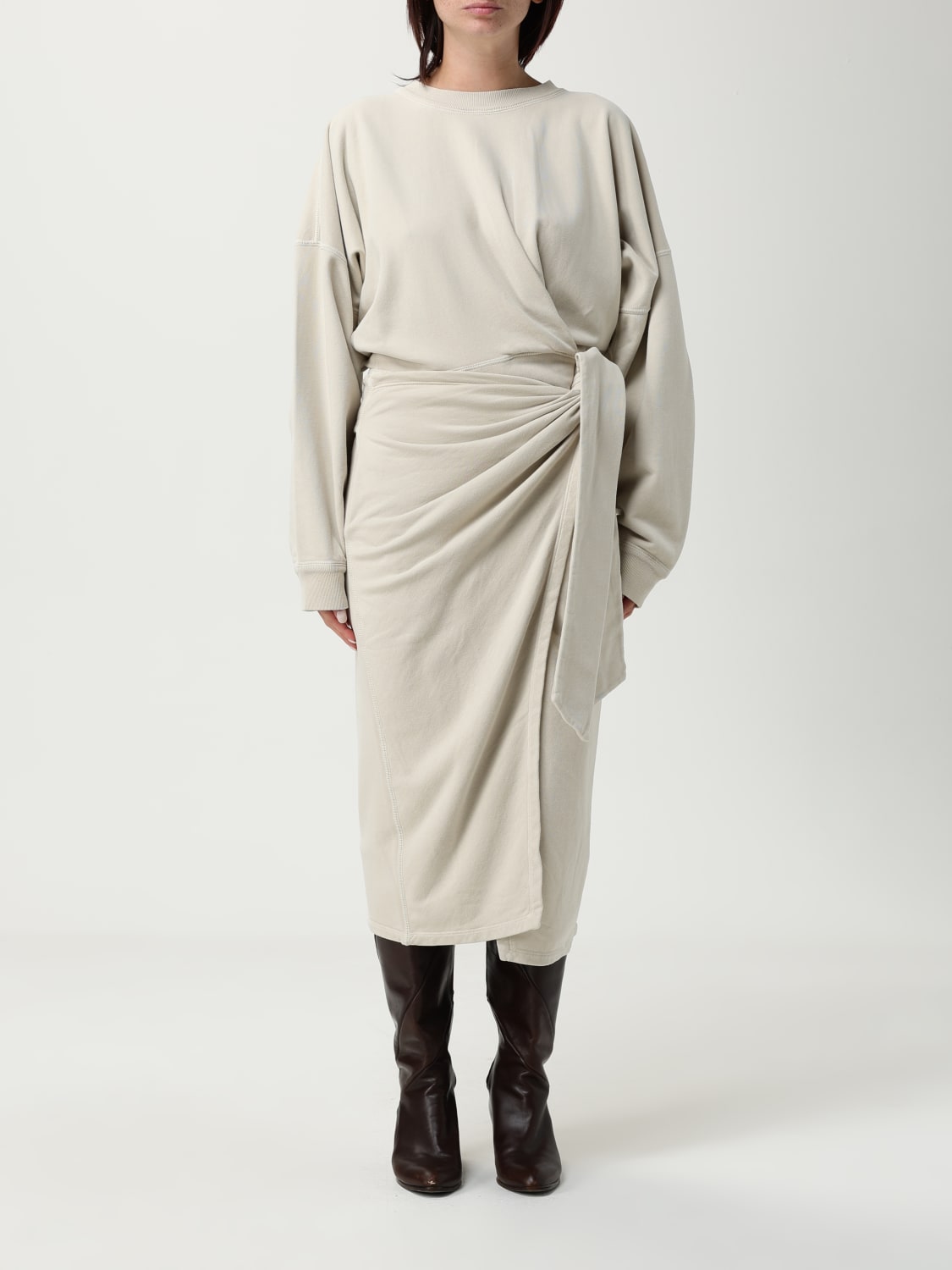 ISABEL MARANT ETOILE DRESS: Dress woman Isabel Marant Etoile, Ecru - Img 1