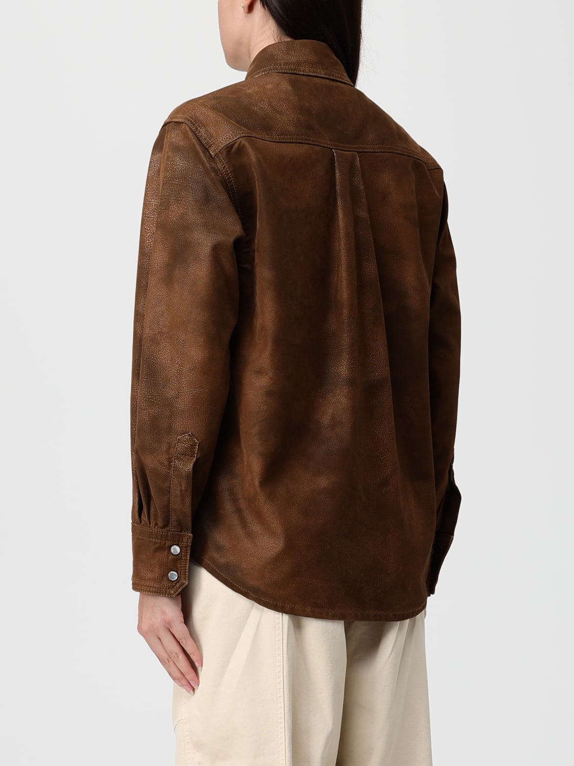 ISABEL MARANT ETOILE CAMISA: Falda mujer Isabel Marant Etoile, Marrón - Img 3