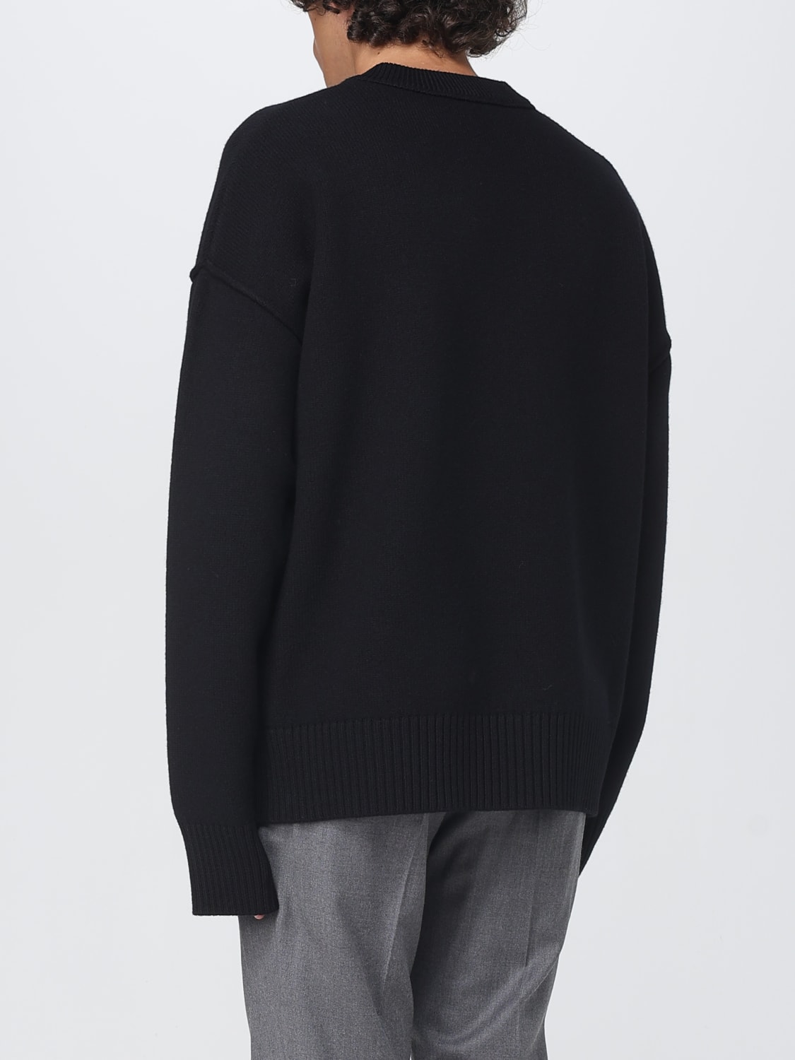 AMI PARIS SWEATER: Sweater men Ami Paris, Black - Img 2