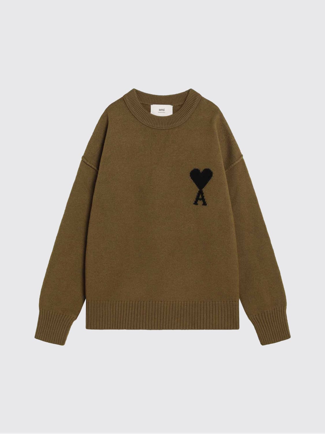 AMI PARIS SWEATER: Sweater men Ami Paris, Bronze - Img 1